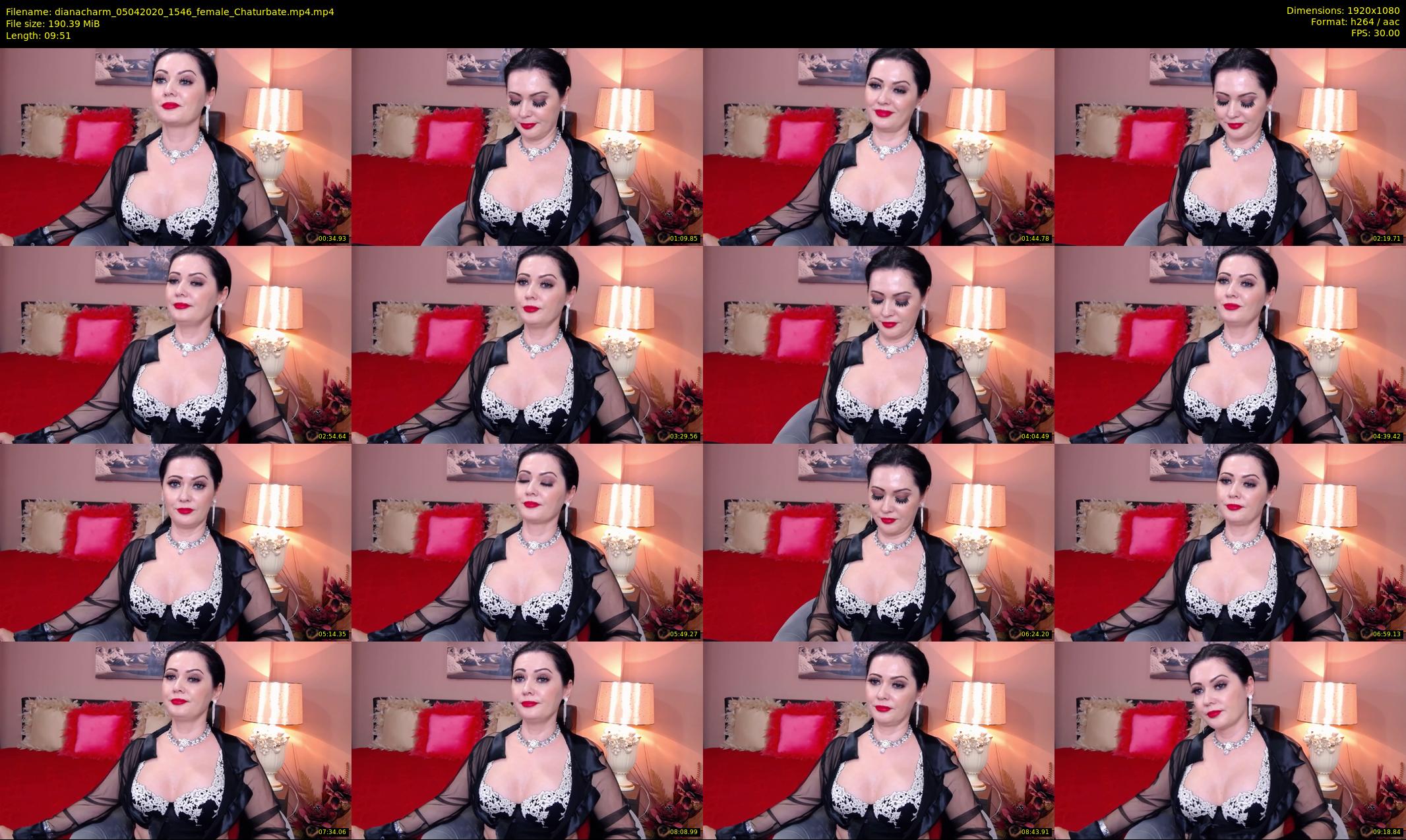 dianacharm — 10 minute Chaturbate female cam show recording, 1080p, Apr 5, 2020