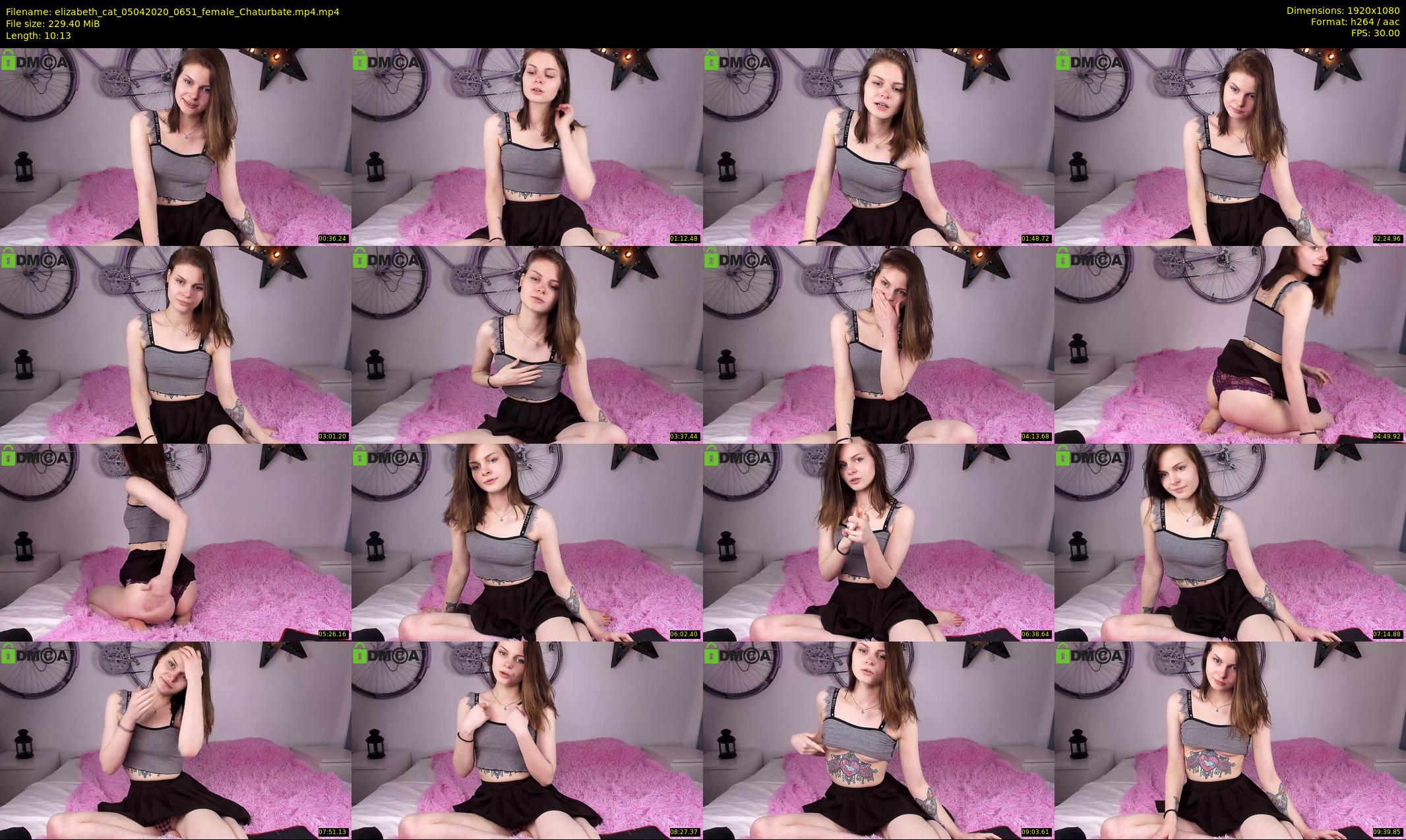 elizabeth_cat — 11 minute Chaturbate female cam show recording, 1080p, Apr 5, 2020