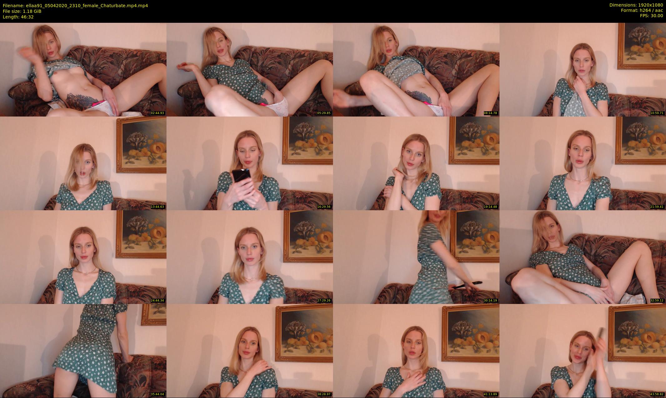 ellaa91 — 47 minute Chaturbate female cam show recording, 1080p, Apr 5, 2020