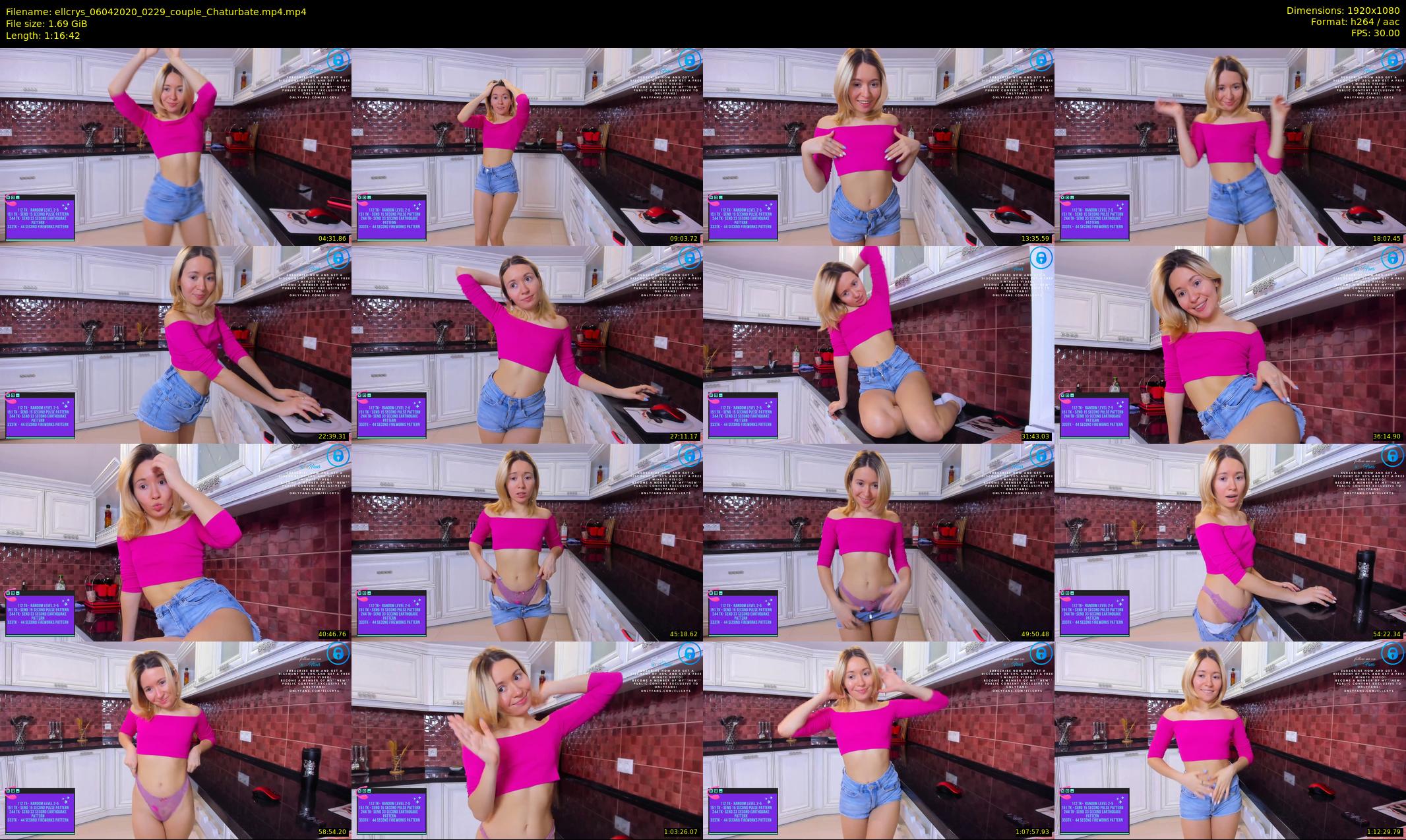 ellcrys — 77 minute Chaturbate couple cam show recording, 1080p, Apr 6, 2020