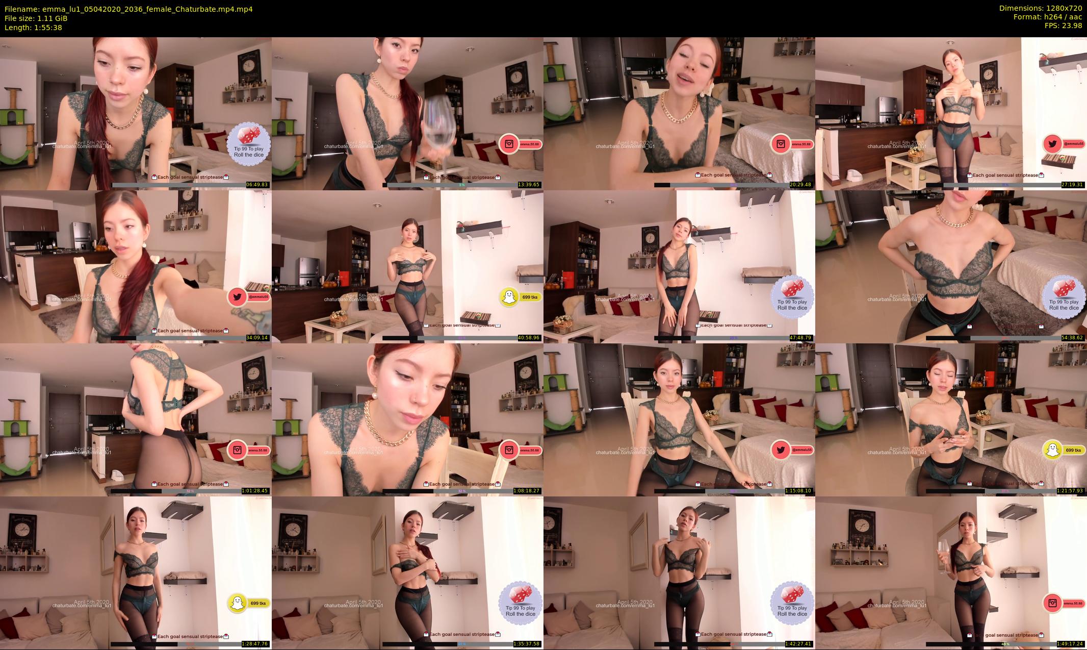 emma_lu1 — 116 minute Chaturbate female cam show recording, 720p, Apr 5, 2020