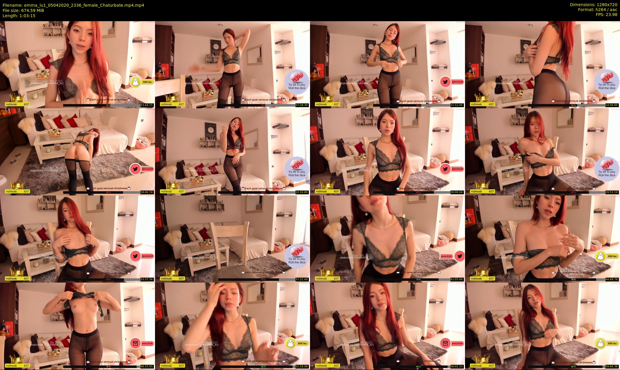 emma_lu1 — 64 minute Chaturbate female cam show recording, 720p, Apr 5, 2020