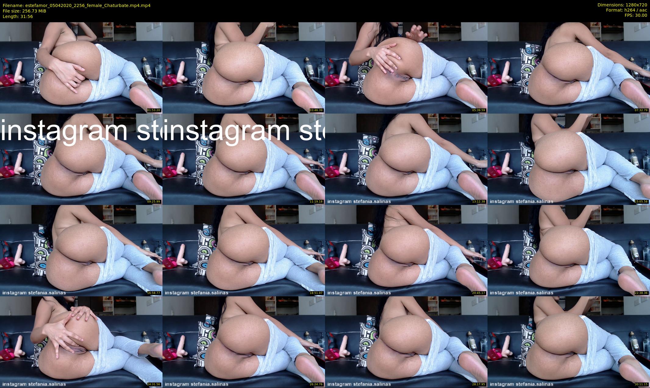 estefamor — 32 minute Chaturbate female cam show recording, 720p, Apr 5, 2020