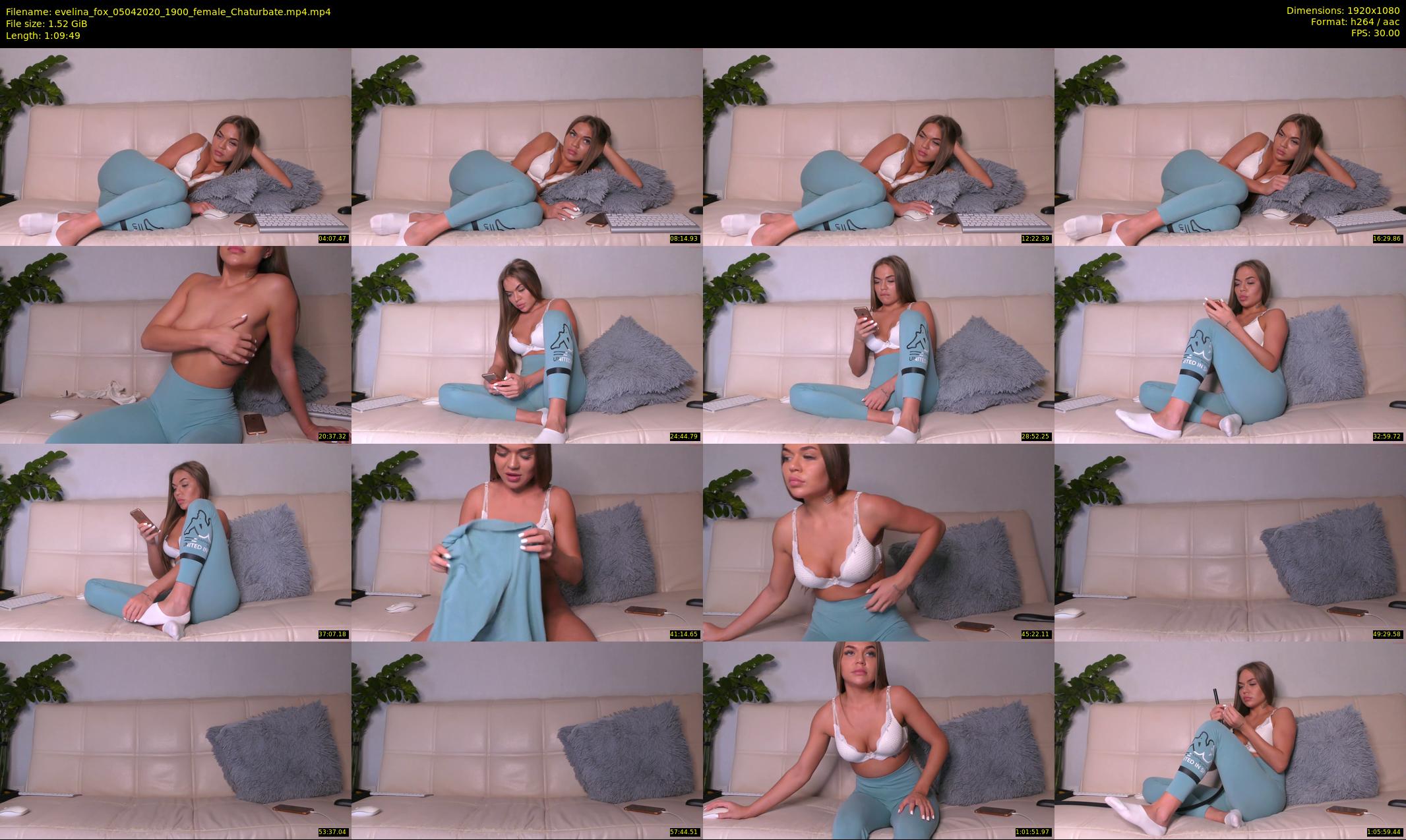 evelina_fox — 70 minute Chaturbate female cam show recording, 1080p, Apr 5, 2020