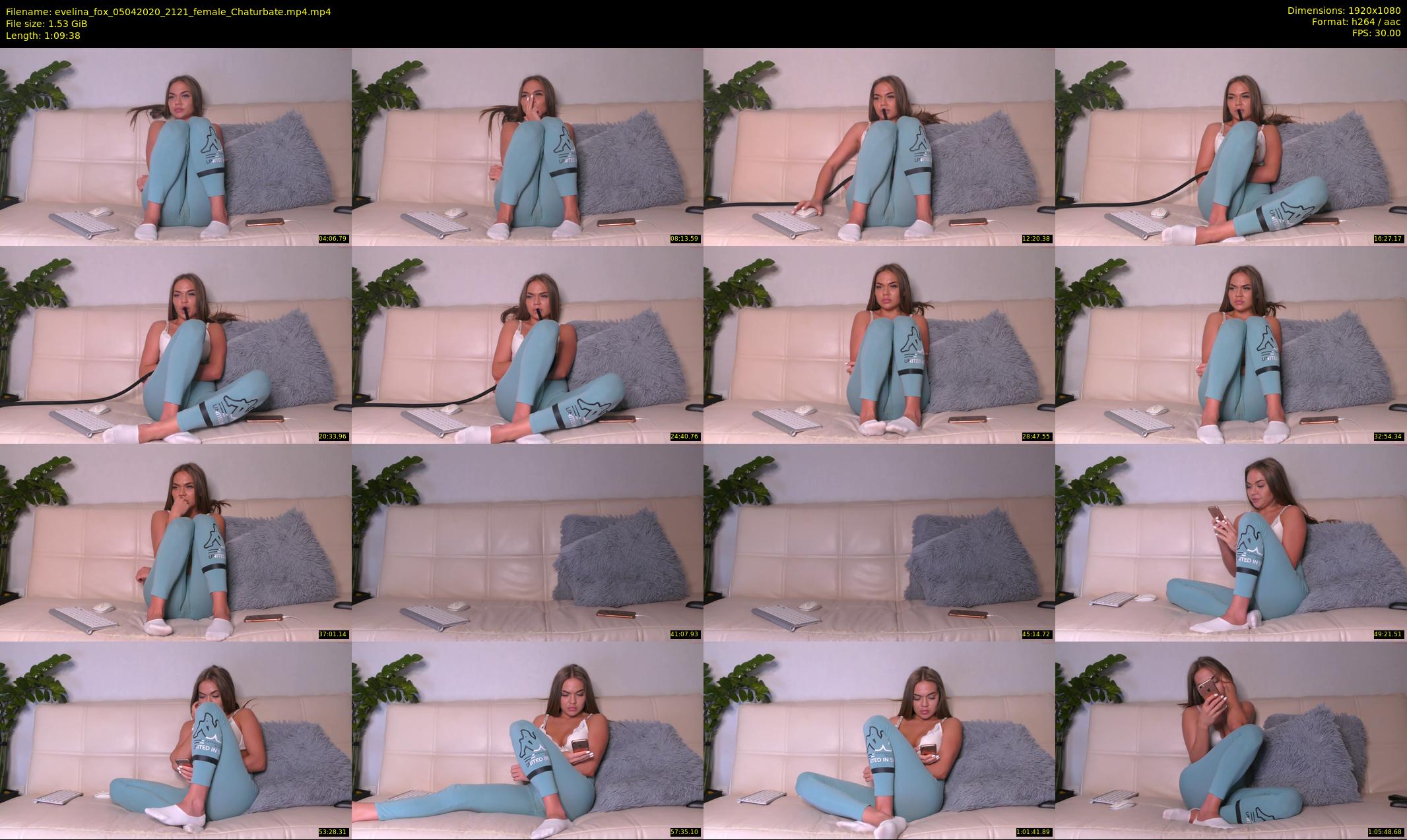 evelina_fox — 70 minute Chaturbate female cam show recording, 1080p, Apr 5, 2020