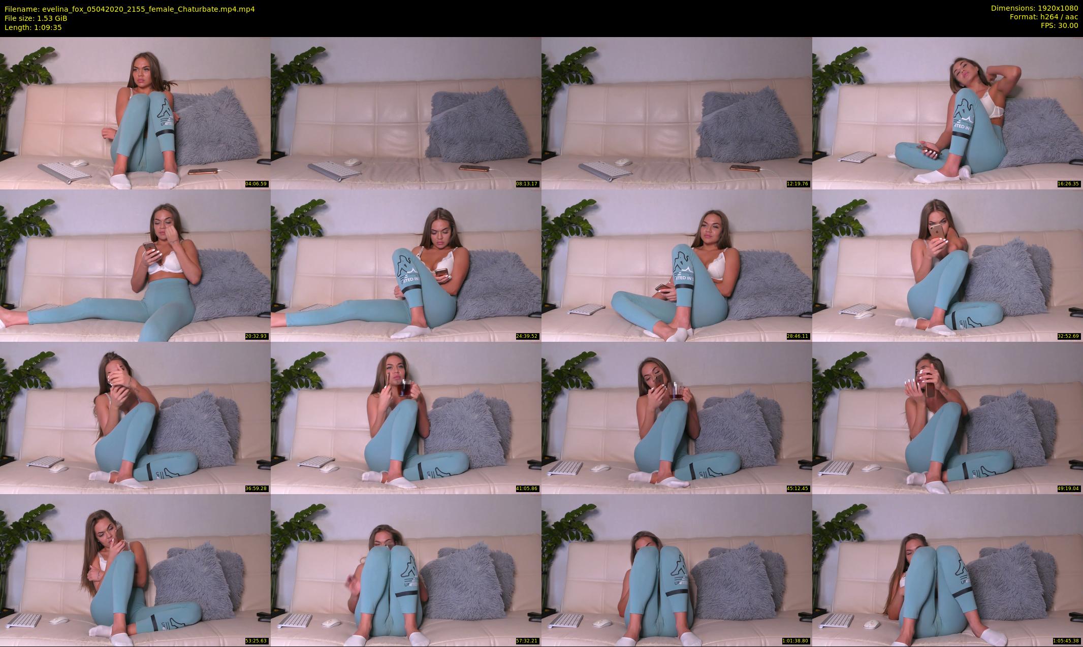 evelina_fox — 70 minute Chaturbate female cam show recording, 1080p, Apr 5, 2020