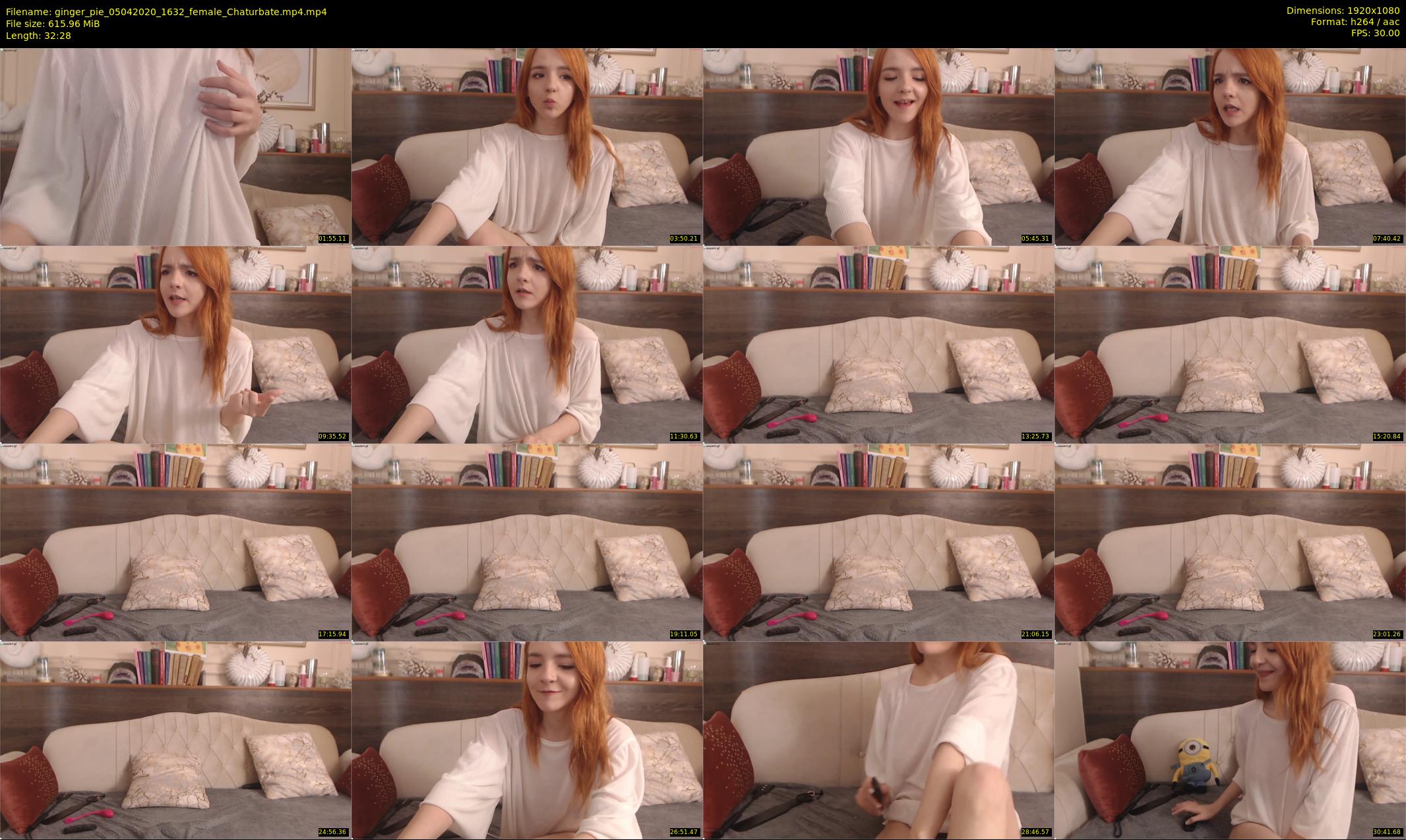 ginger_pie — 33 minute Chaturbate female cam show recording, 1080p, Apr 5, 2020