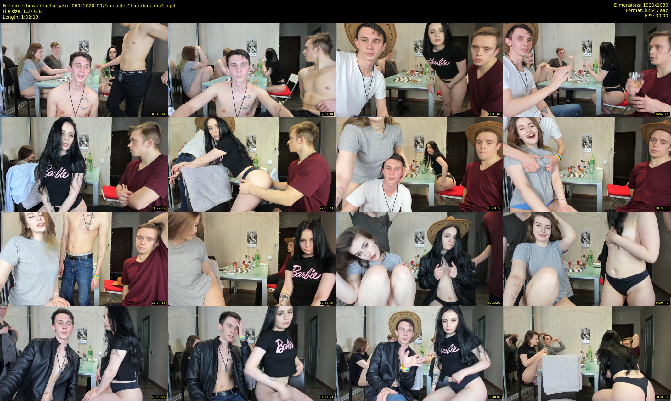howtoreachorgasm — 63 minute Chaturbate couple cam show recording, 1080p, Apr 6, 2020