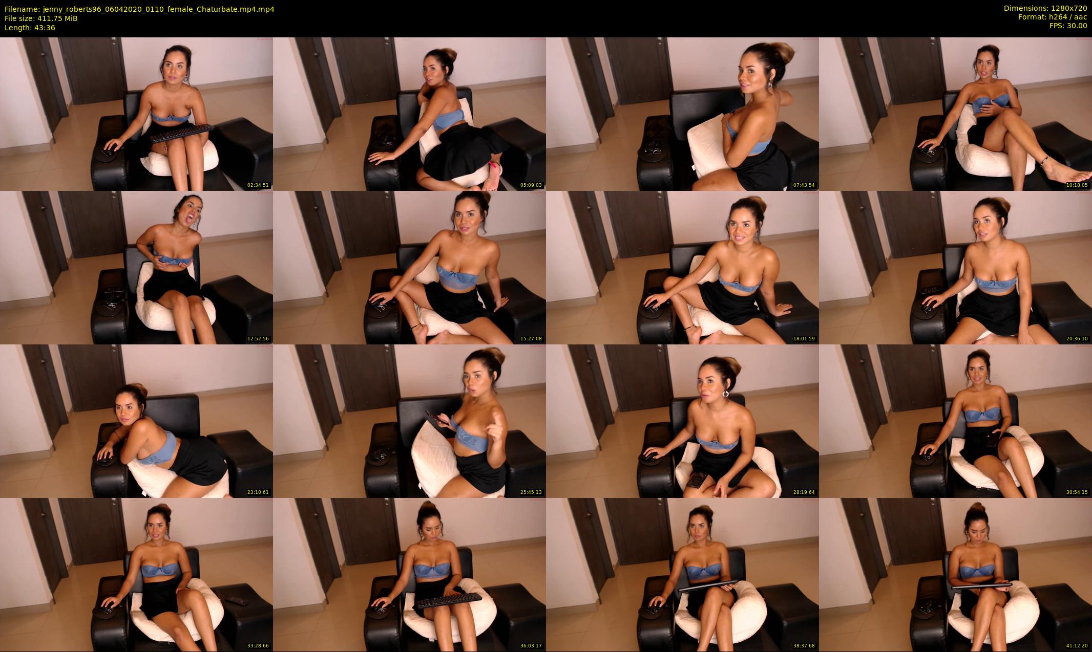 jenny_roberts96 — 44 minute Chaturbate female cam show recording, 720p, Apr 6, 2020