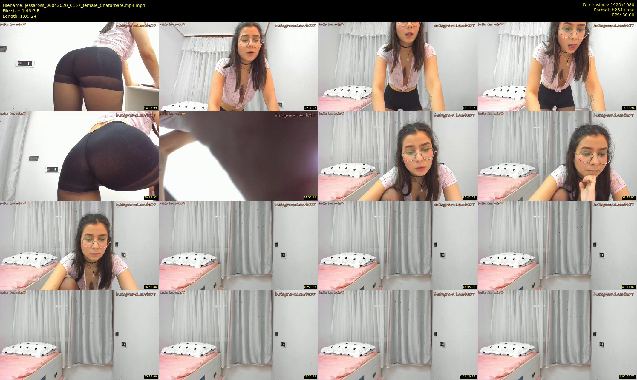 jessaross — 70 minute Chaturbate female cam show recording, 1080p, Apr 6, 2020