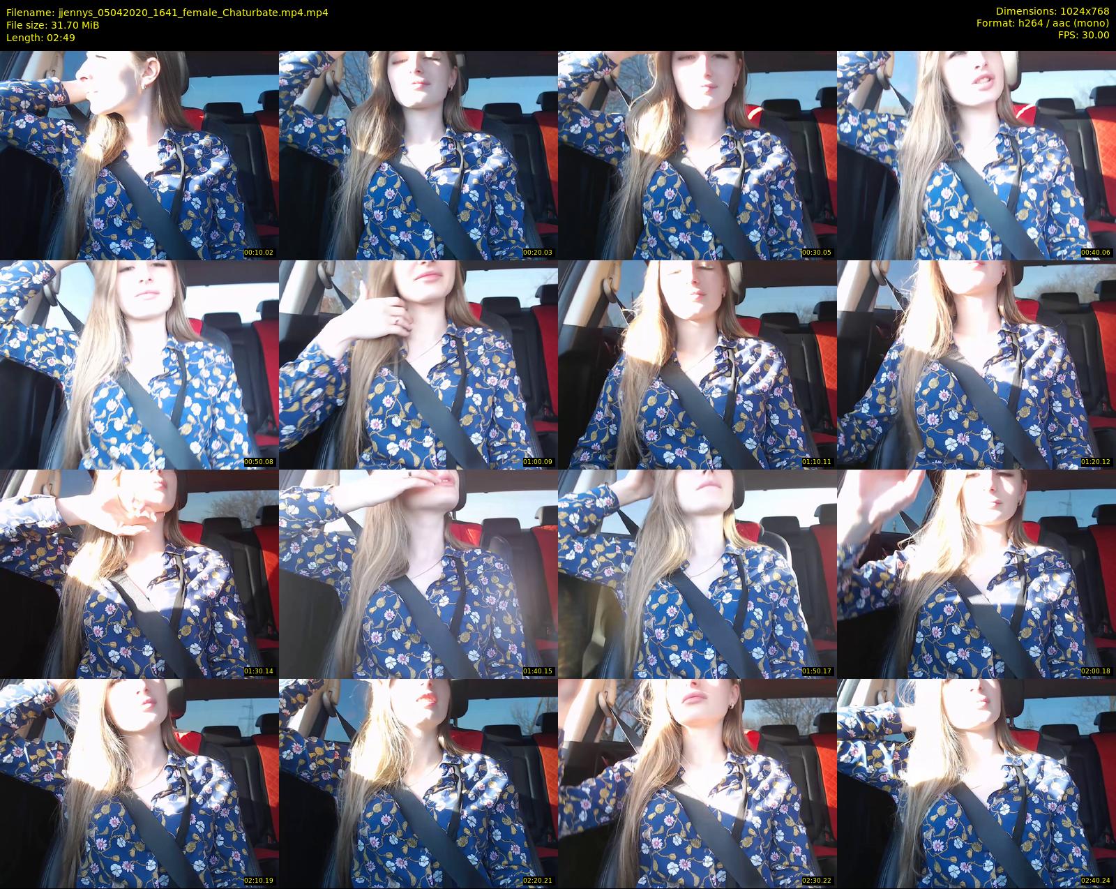 jjennys — 3 minute Chaturbate female cam show recording, 720p, Apr 5, 2020
