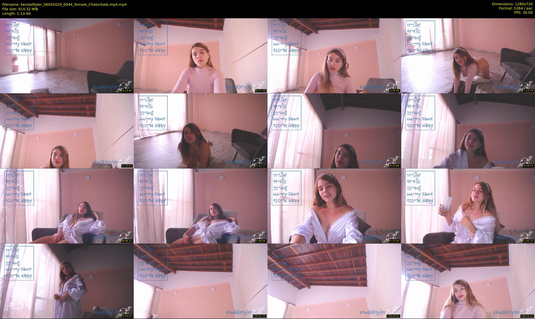 kendalltyler — 73 minute Chaturbate female cam show recording, 720p, Apr 6, 2020