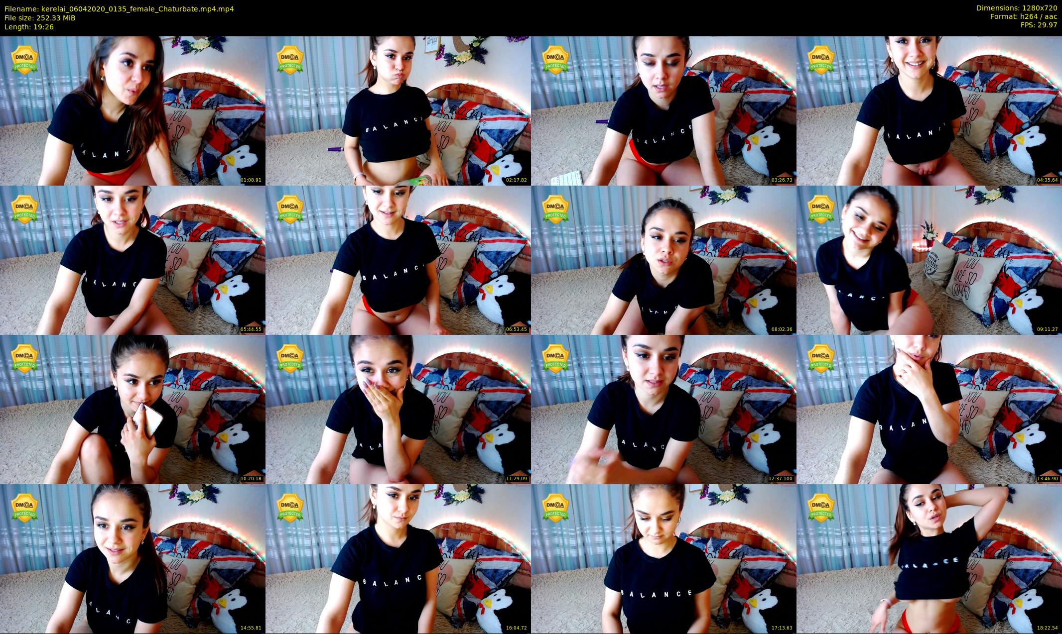 kerelai — 20 minute Chaturbate female cam show recording, 720p, Apr 6, 2020