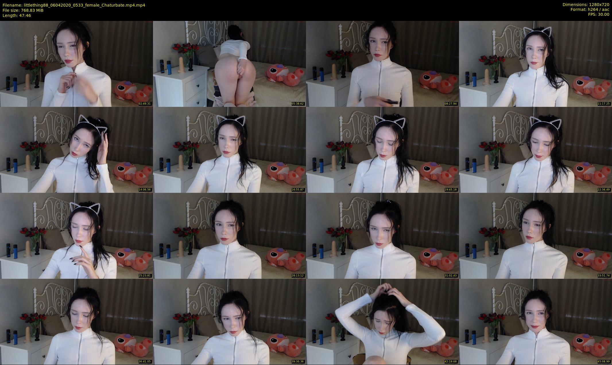littlething88 — 48 minute Chaturbate female cam show recording, 720p, Apr 6, 2020