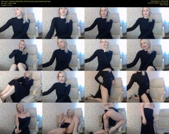 mallinia — 12 minute Chaturbate female cam show recording, 720p, Apr 5, 2020