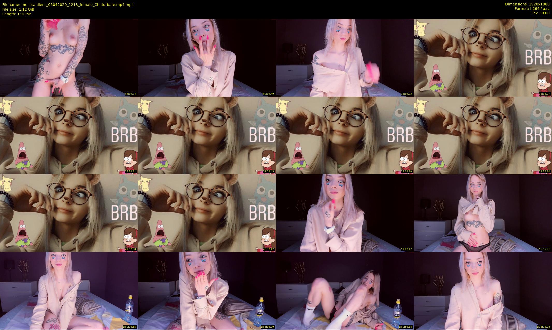 melissaallens — 79 minute Chaturbate female cam show recording, 1080p, Apr 5, 2020