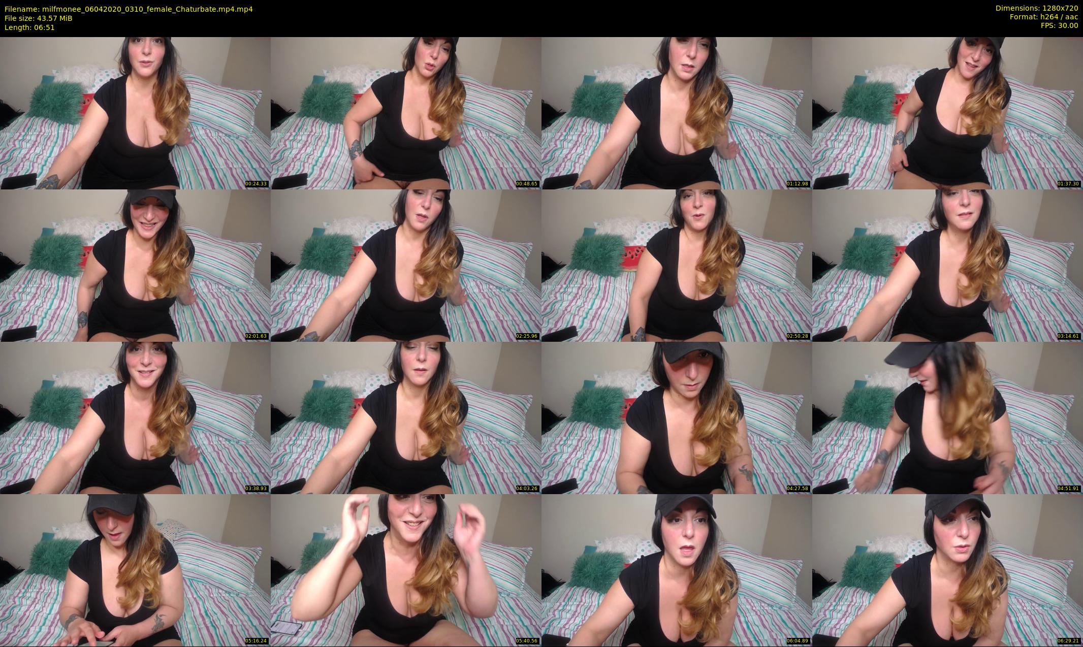 milfmonee — 7 minute Chaturbate female cam show recording, 720p, Apr 6, 2020