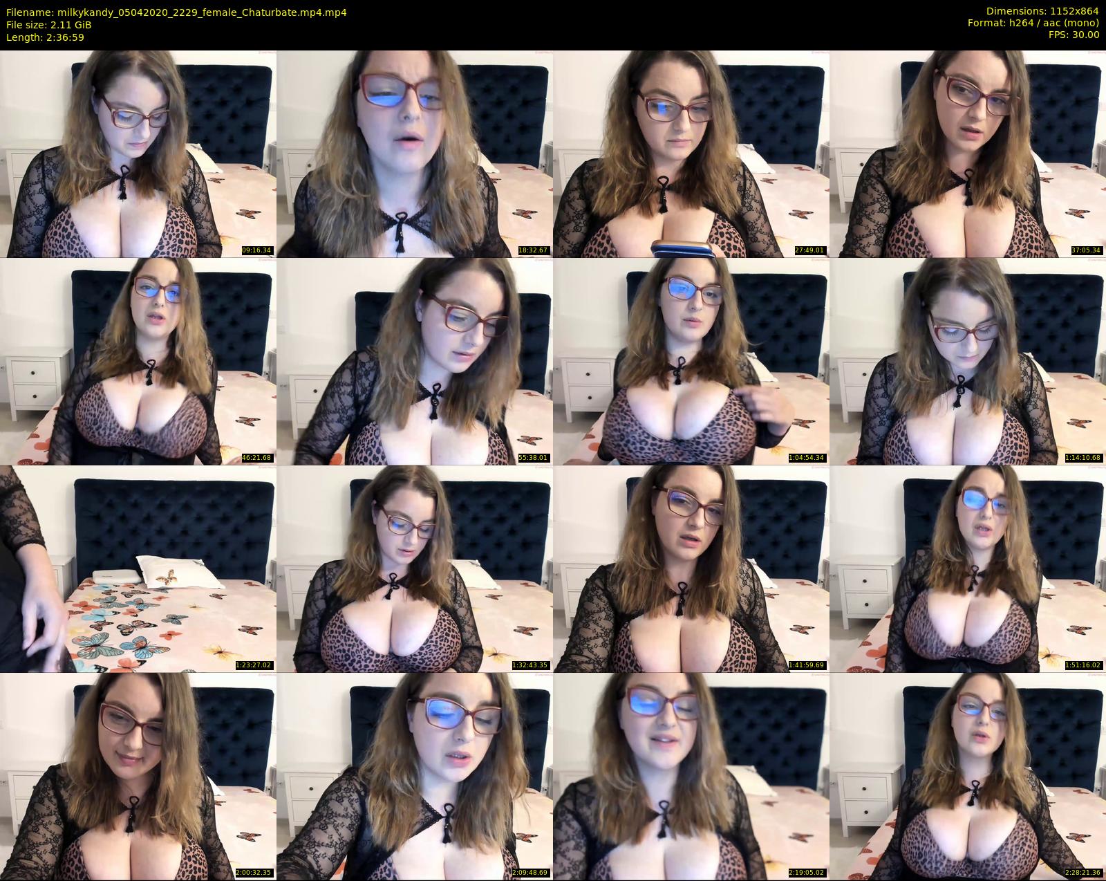 milkykandy — 157 minute Chaturbate female cam show recording, 720p, Apr 5, 2020