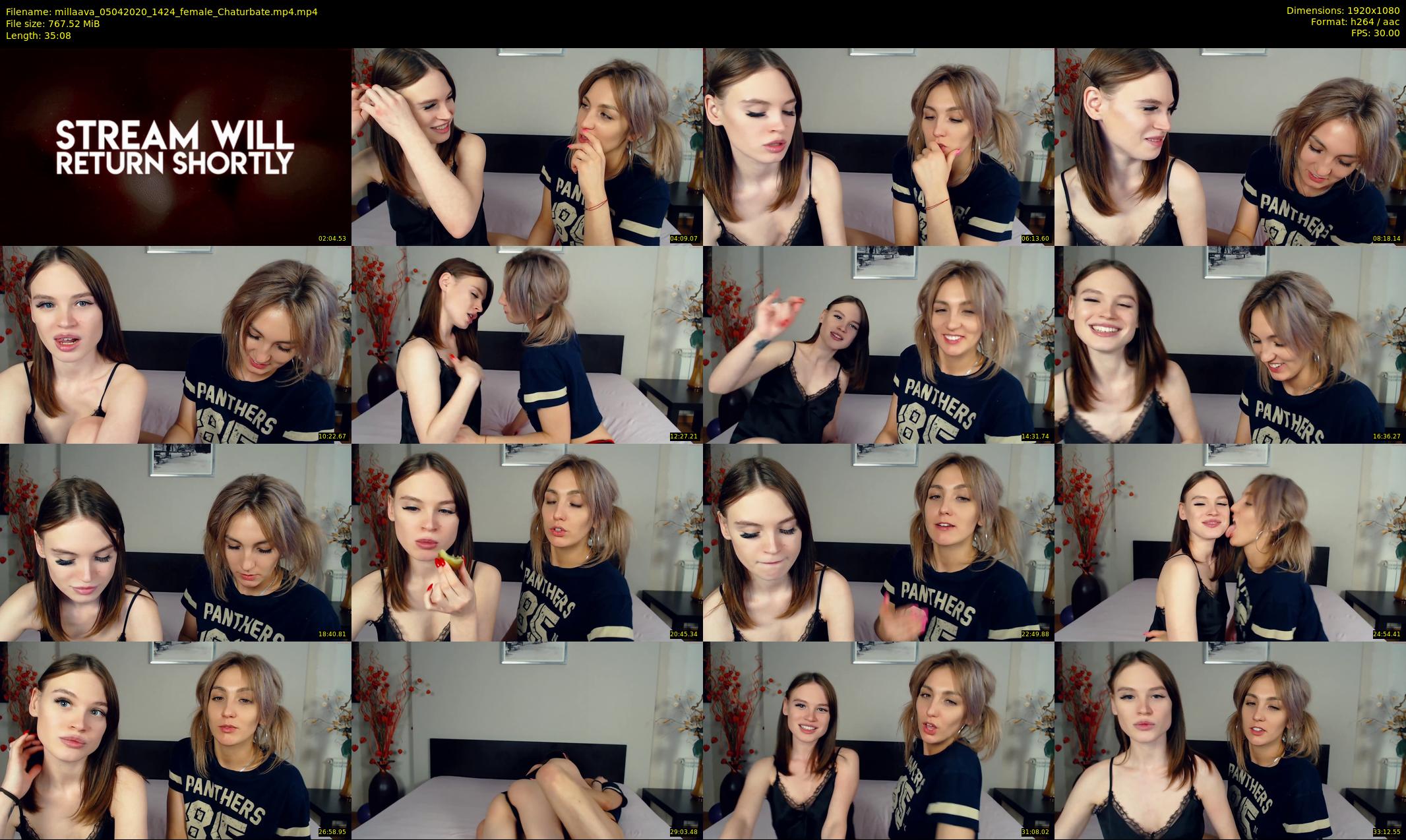 millaava — 36 minute Chaturbate female cam show recording, 1080p, Apr 5, 2020