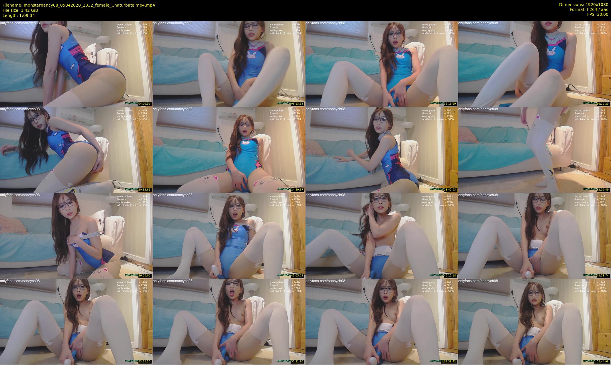 monstarnancy08 — 70 minute Chaturbate female cam show recording, 1080p, Apr 5, 2020