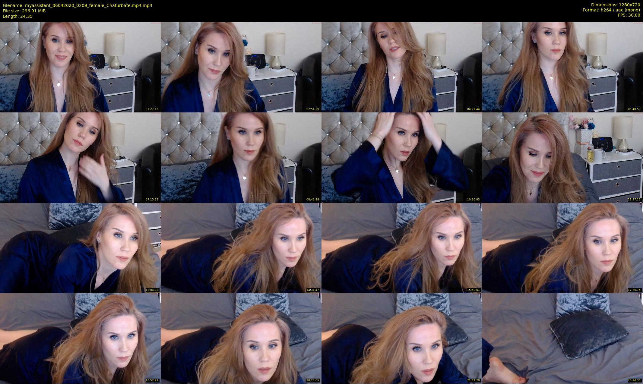 myassistant — 25 minute Chaturbate female cam show recording, 720p, Apr 6, 2020