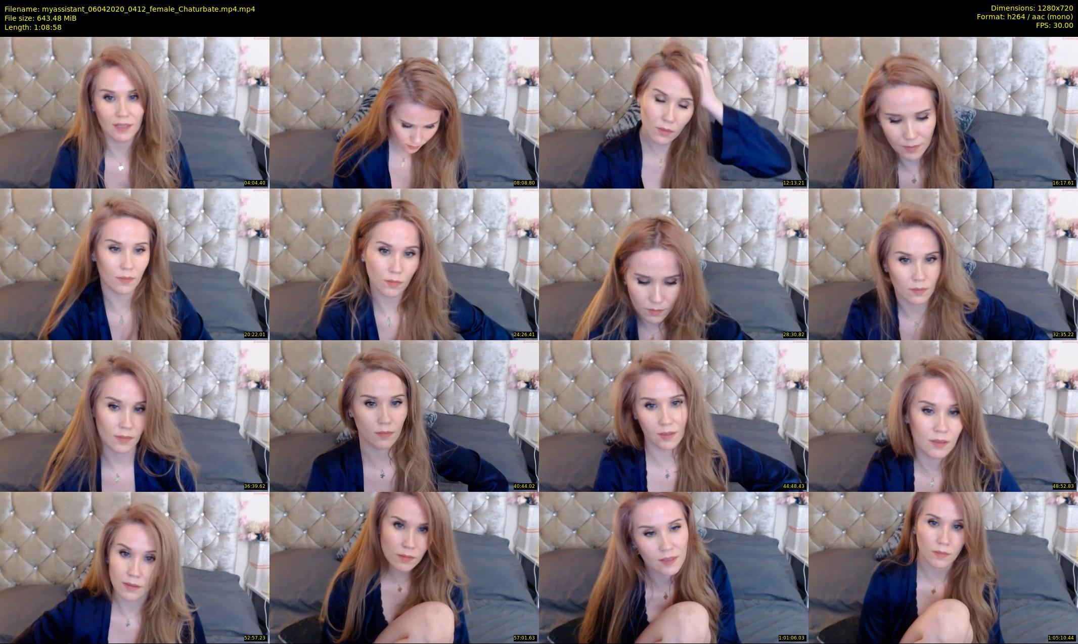 myassistant — 69 minute Chaturbate female cam show recording, 720p, Apr 6, 2020