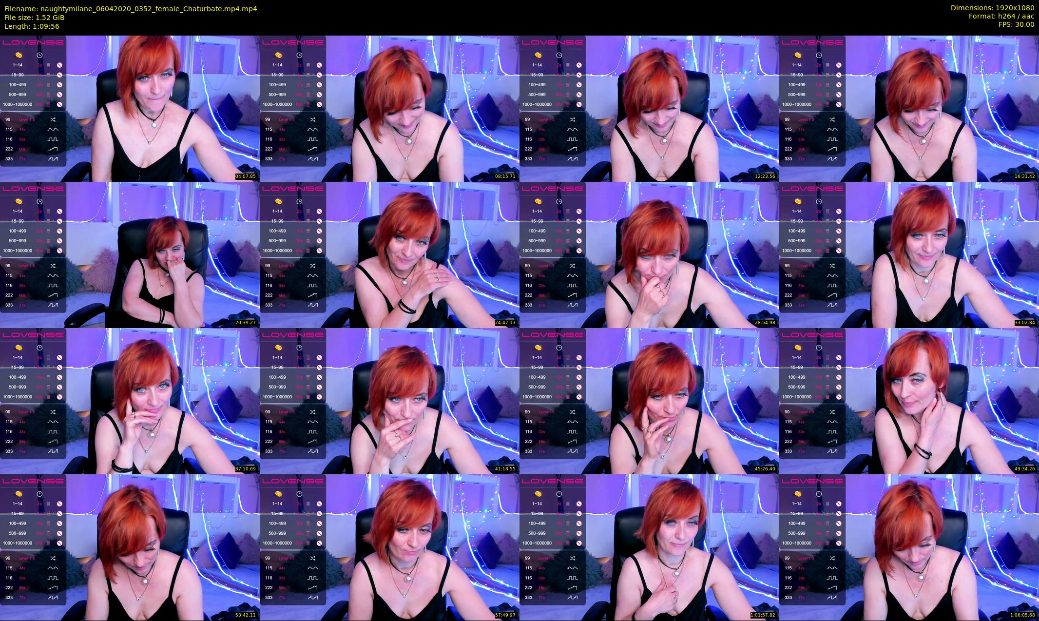 naughtymilane — 70 minute Chaturbate female cam show recording, 1080p, Apr 6, 2020