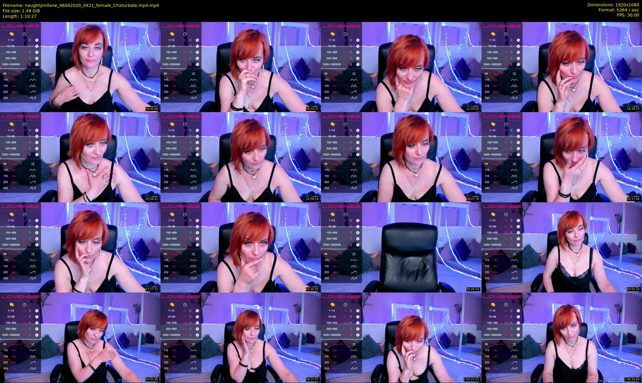 naughtymilane — 71 minute Chaturbate female cam show recording, 1080p, Apr 6, 2020