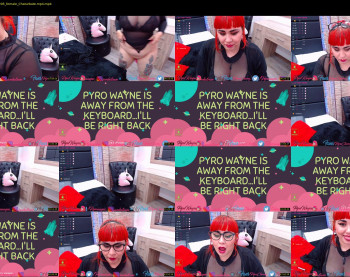 pyrowayne — 54 minute Chaturbate female cam show recording, 720p, Apr 6, 2020