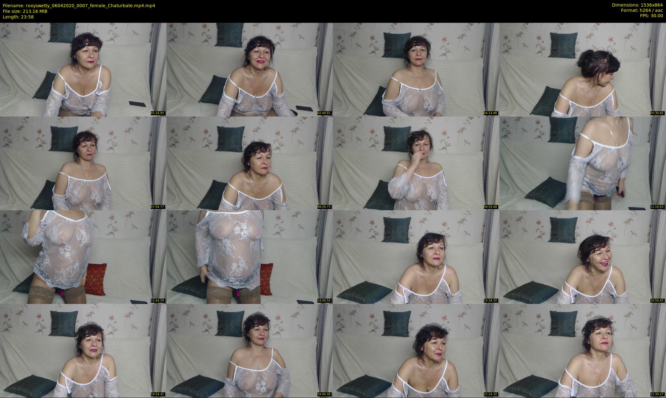 roxyswetty — 24 minute Chaturbate female cam show recording, 720p, Apr 6, 2020