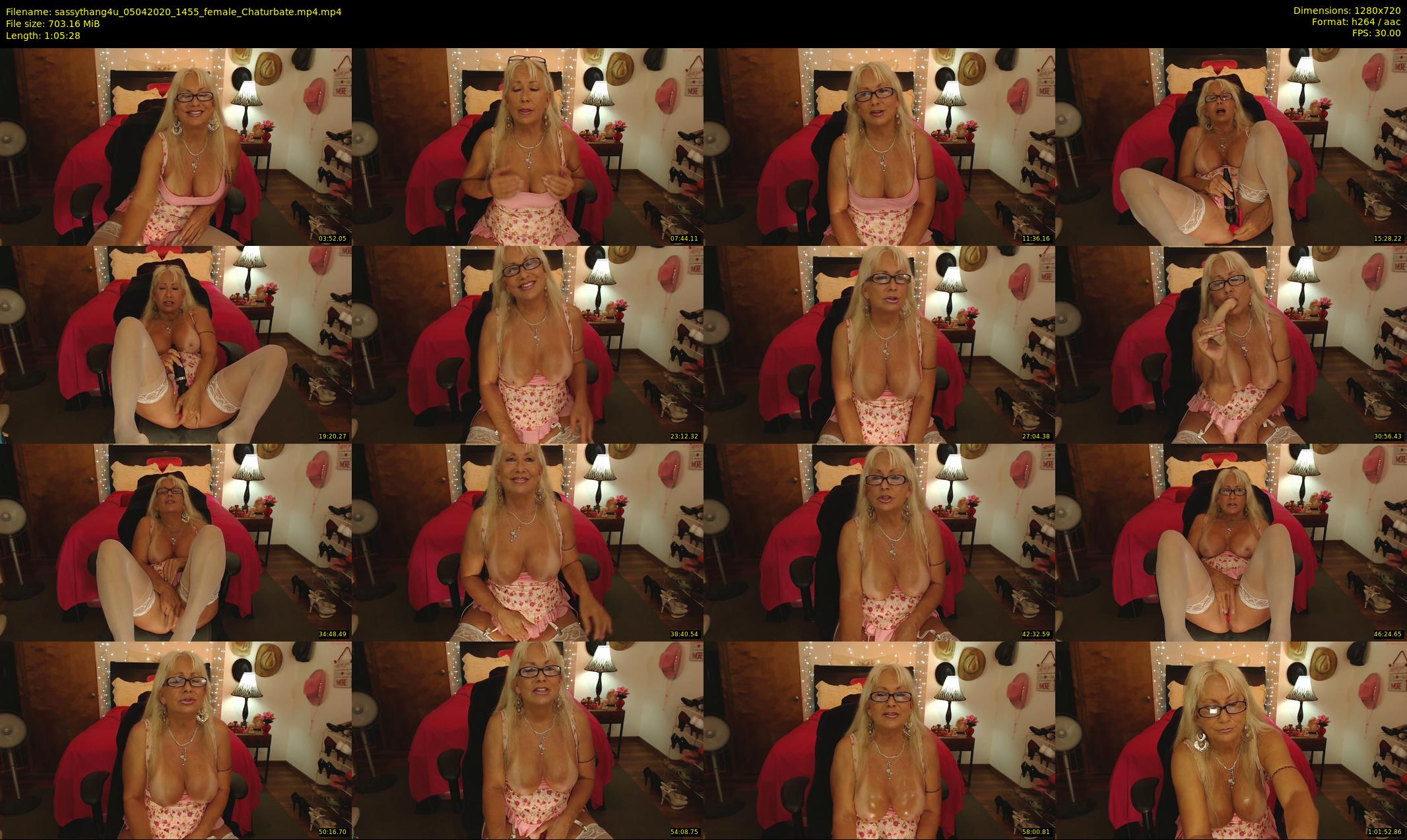 sassythang4u — 66 minute Chaturbate female cam show recording, 720p, Apr 5, 2020