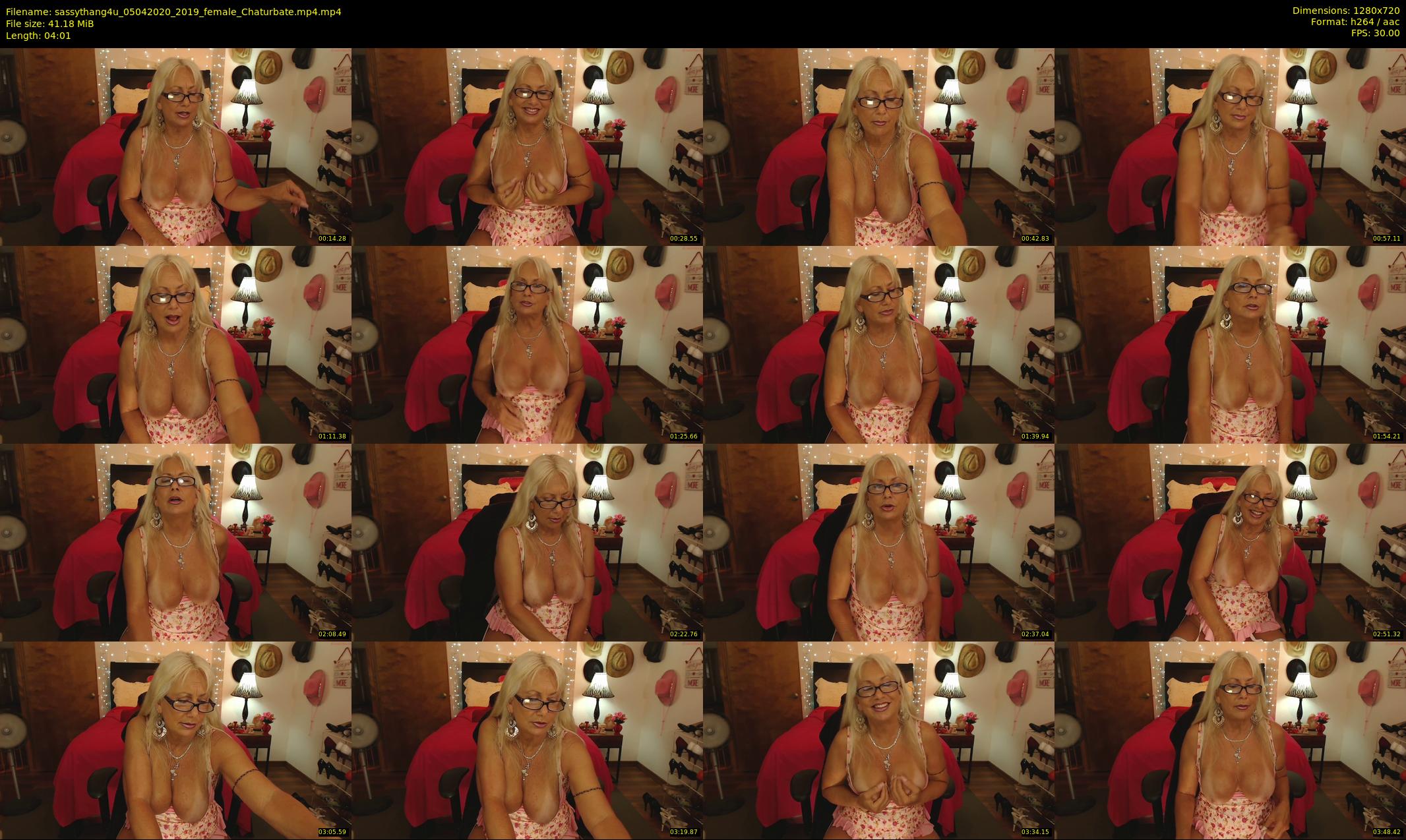 sassythang4u — 5 minute Chaturbate female cam show recording, 720p, Apr 5, 2020