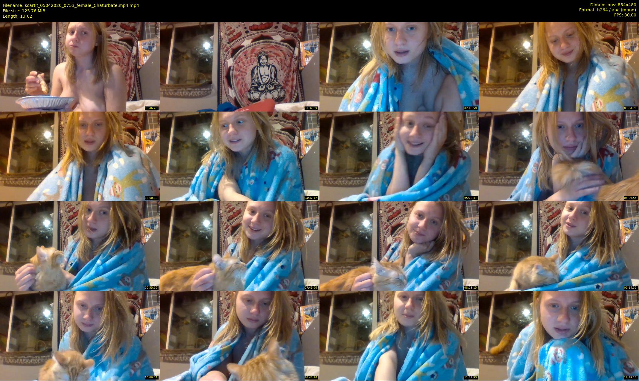 scartit — 14 minute Chaturbate female cam show recording, 480p, Apr 5, 2020