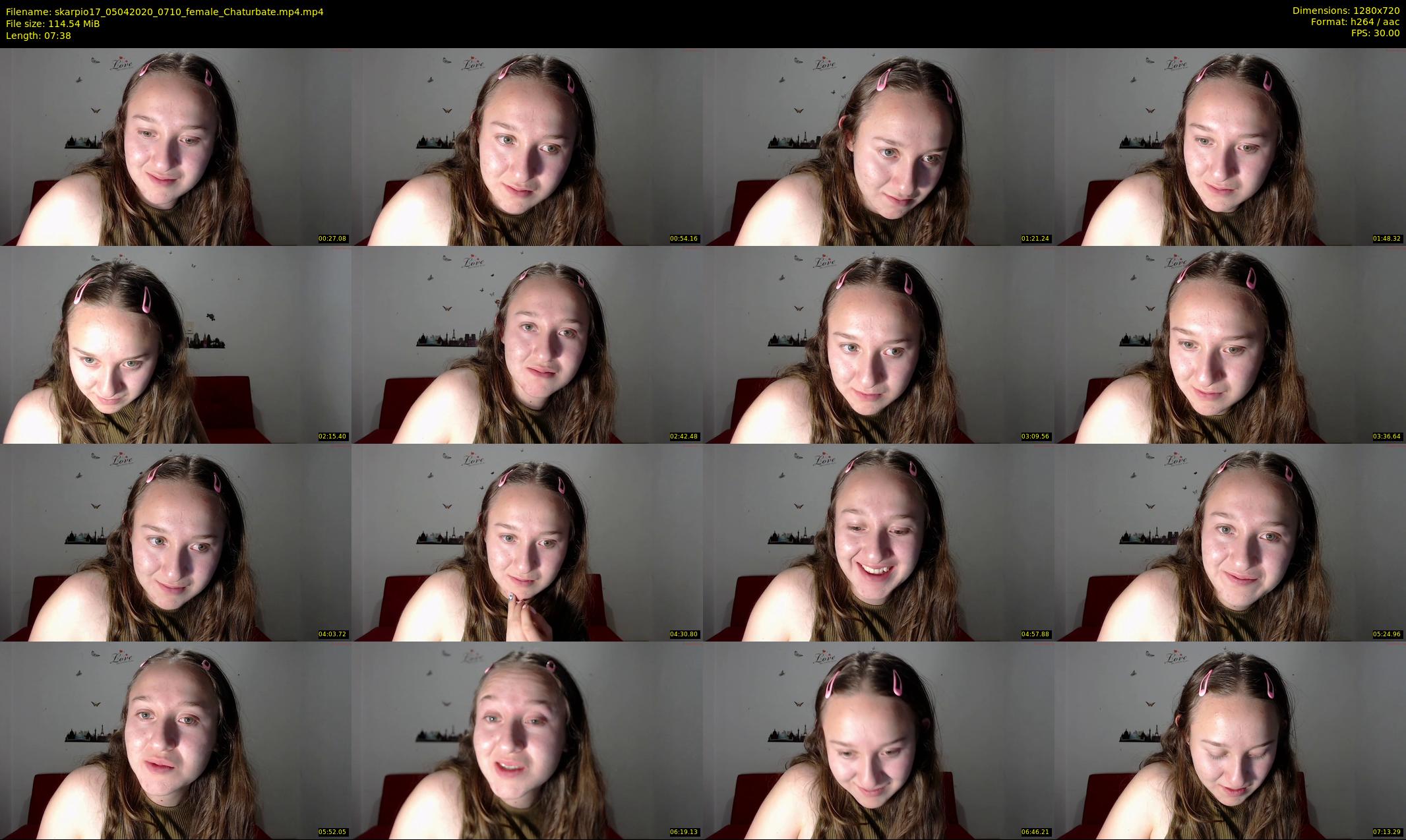 skarpio17 — 8 minute Chaturbate female cam show recording, 720p, Apr 5, 2020