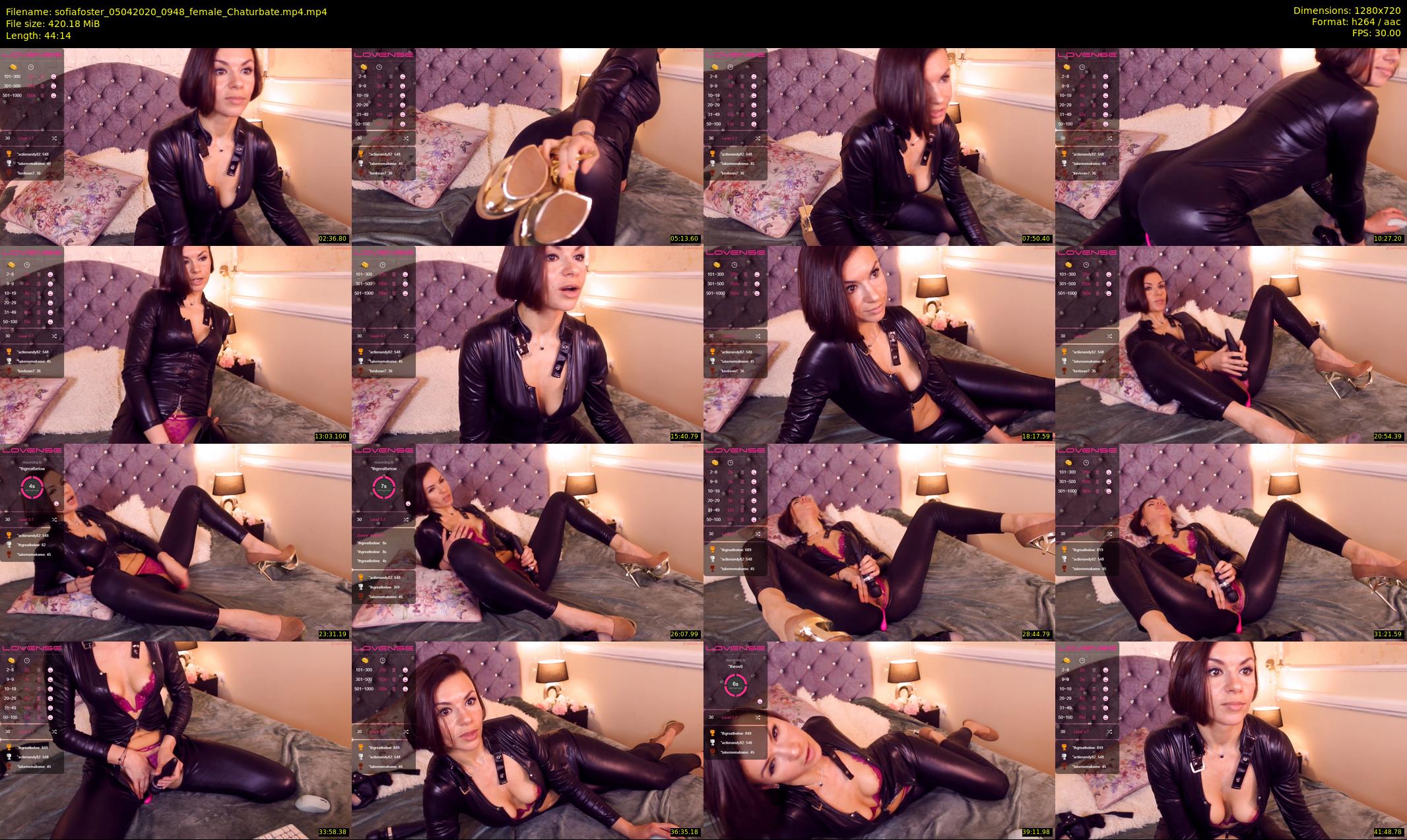 sofiafoster — 45 minute Chaturbate female cam show recording, 720p, Apr 5, 2020