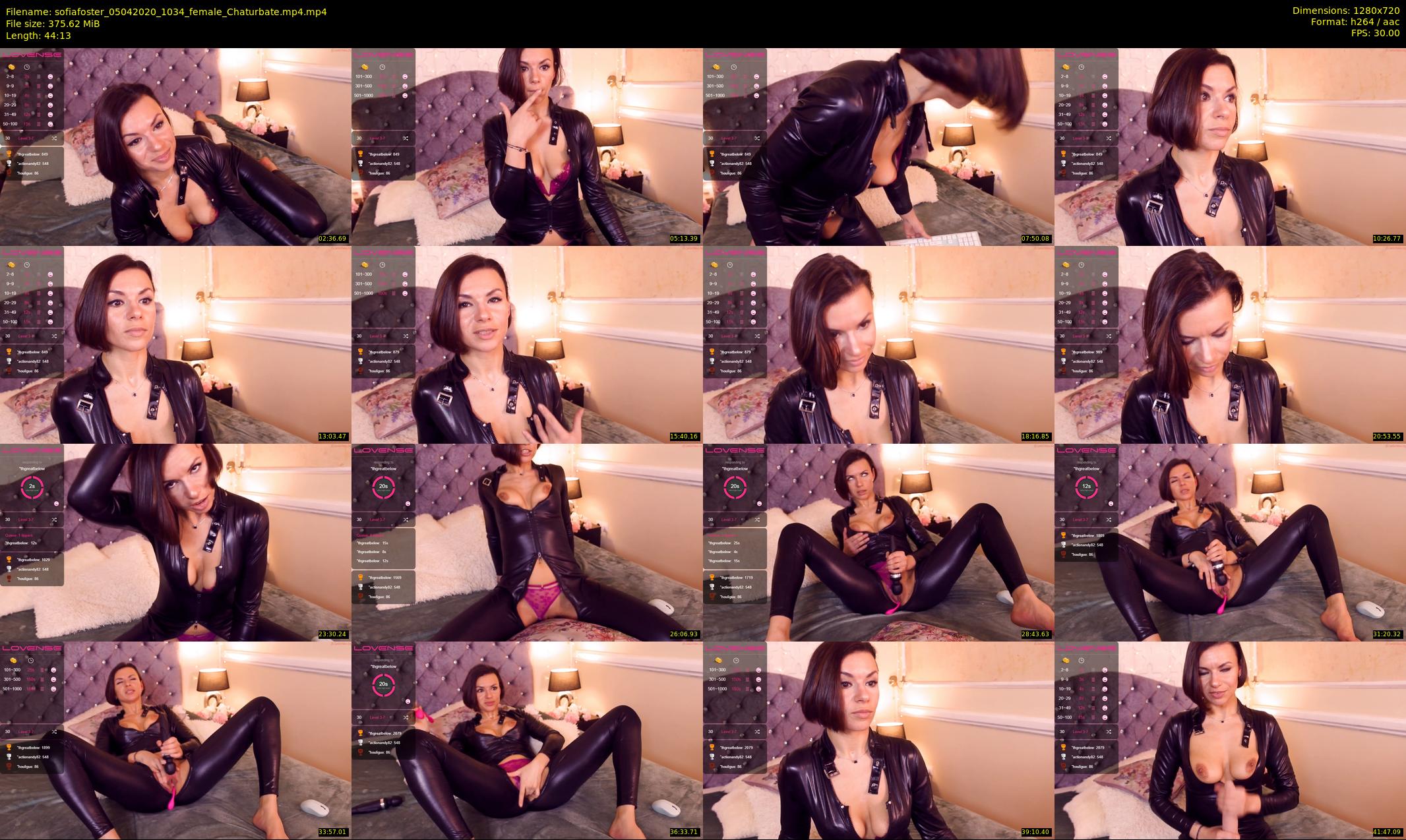 sofiafoster — 45 minute Chaturbate female cam show recording, 720p, Apr 5, 2020