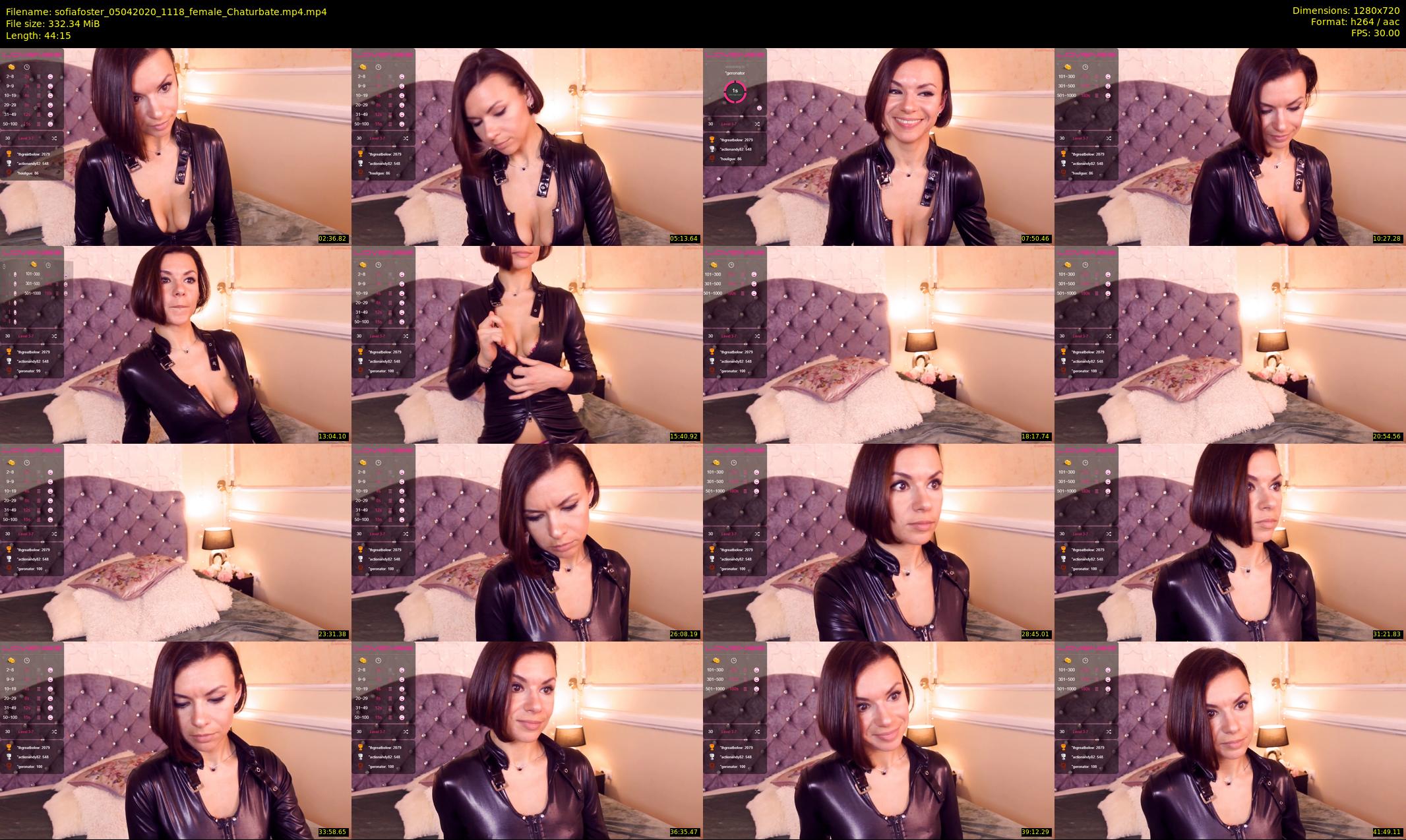 sofiafoster — 45 minute Chaturbate female cam show recording, 720p, Apr 5, 2020