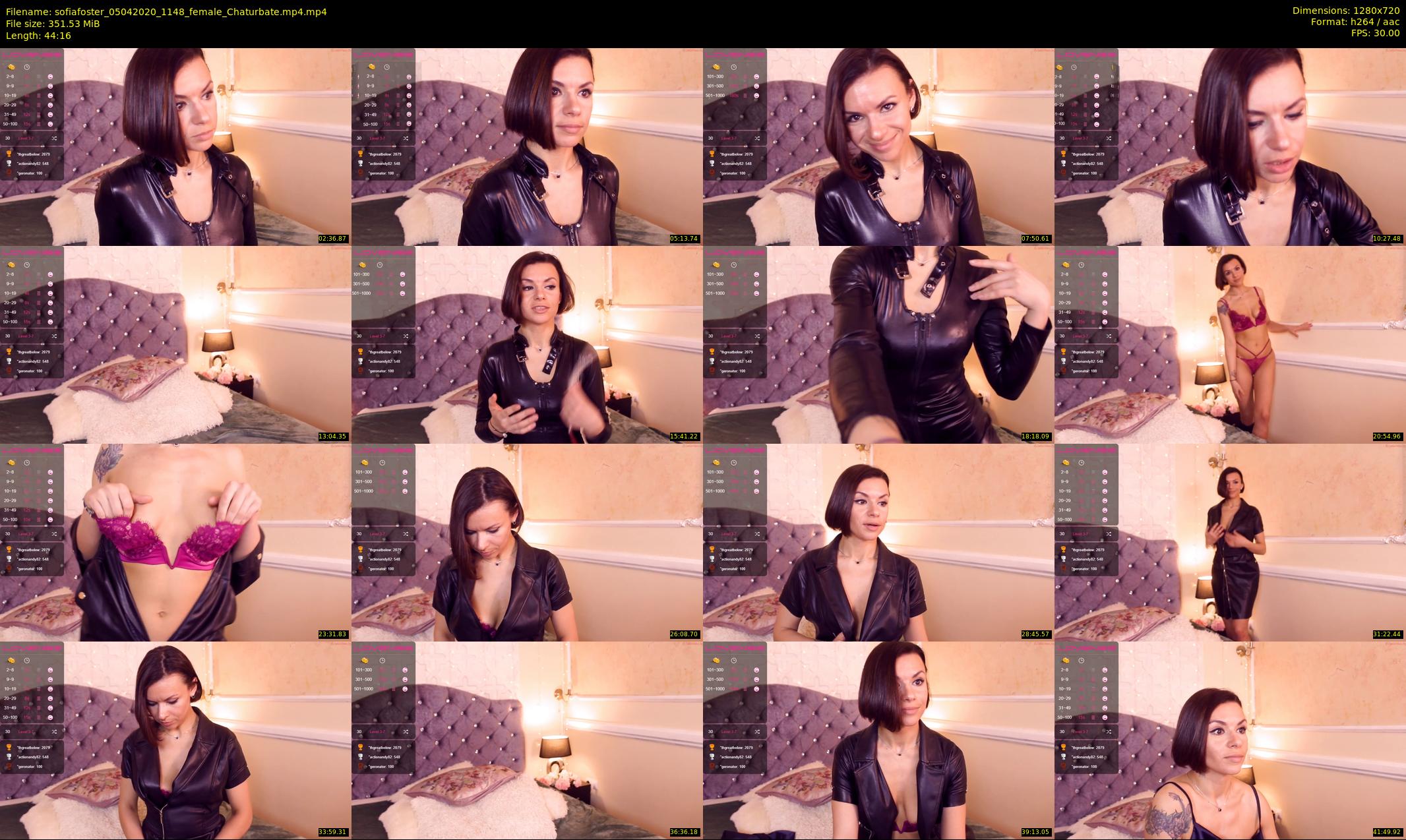 sofiafoster — 45 minute Chaturbate female cam show recording, 720p, Apr 5, 2020