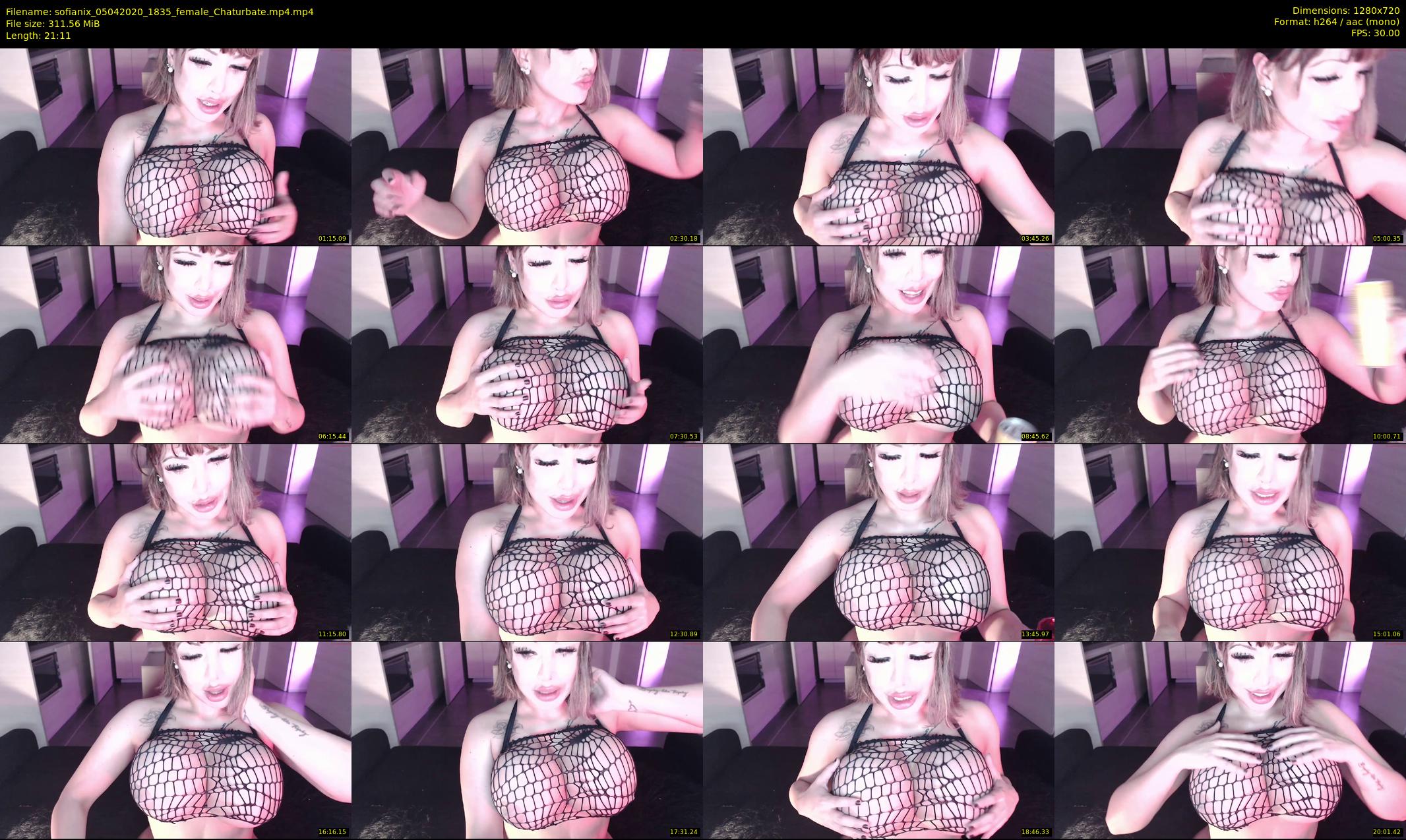 sofianix — 22 minute Chaturbate female cam show recording, 720p, Apr 5, 2020