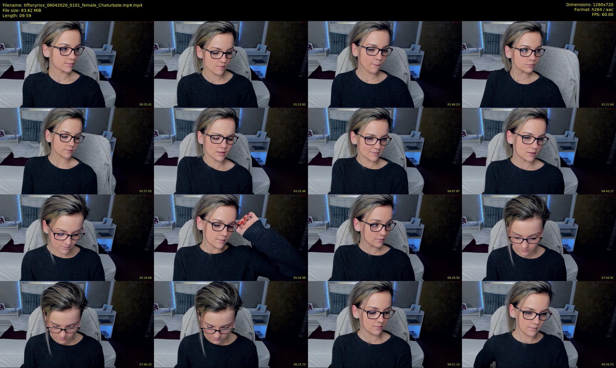 tiffanyriox — 10 minute Chaturbate female cam show recording, 720p, Apr 6, 2020