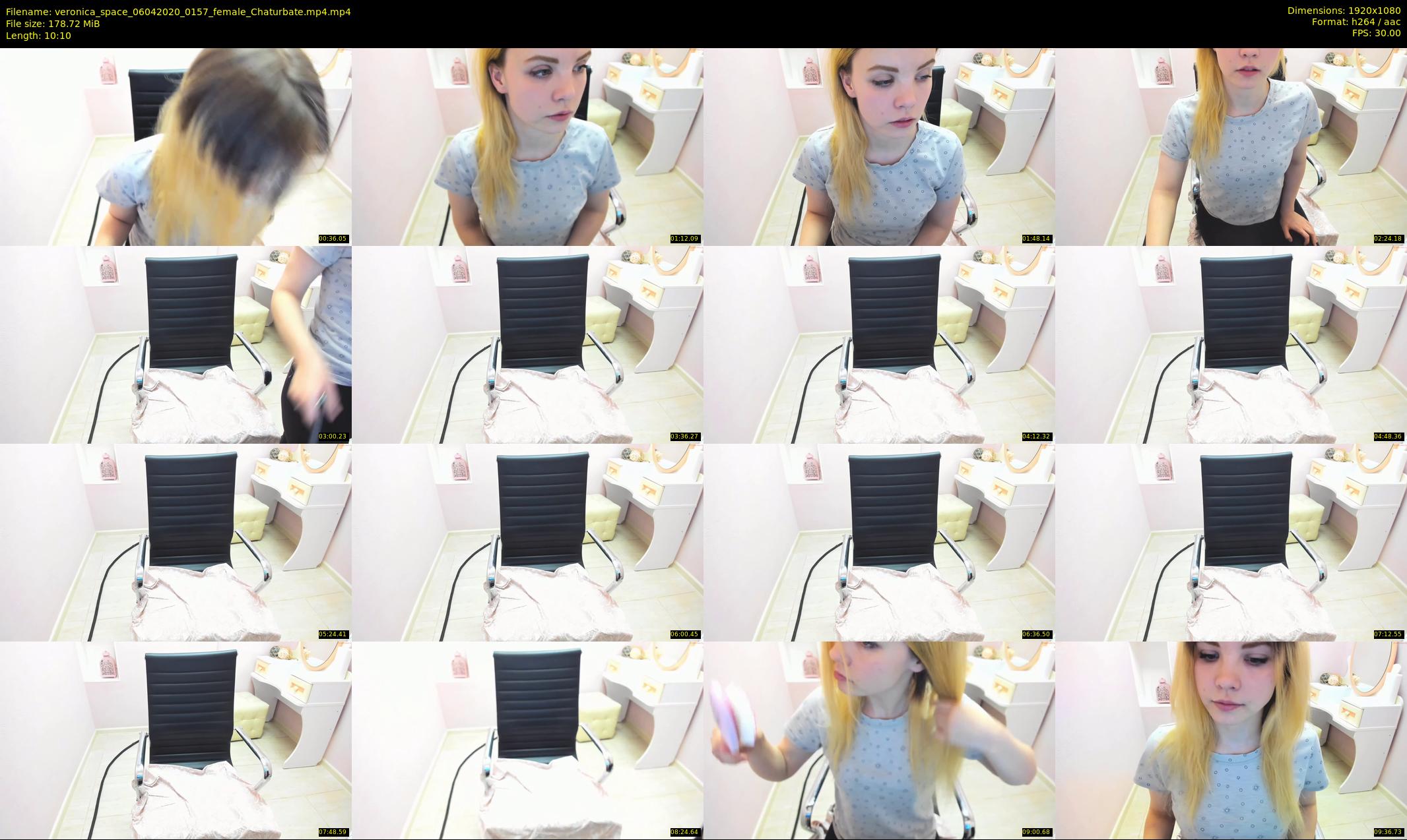 veronica_space — 11 minute Chaturbate female cam show recording, 1080p, Apr 6, 2020