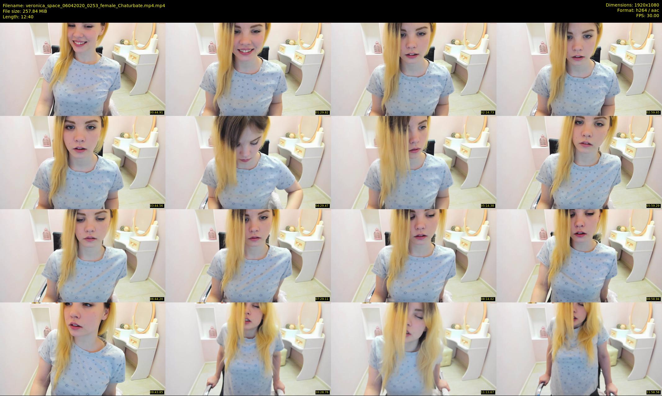 veronica_space — 13 minute Chaturbate female cam show recording, 1080p, Apr 6, 2020