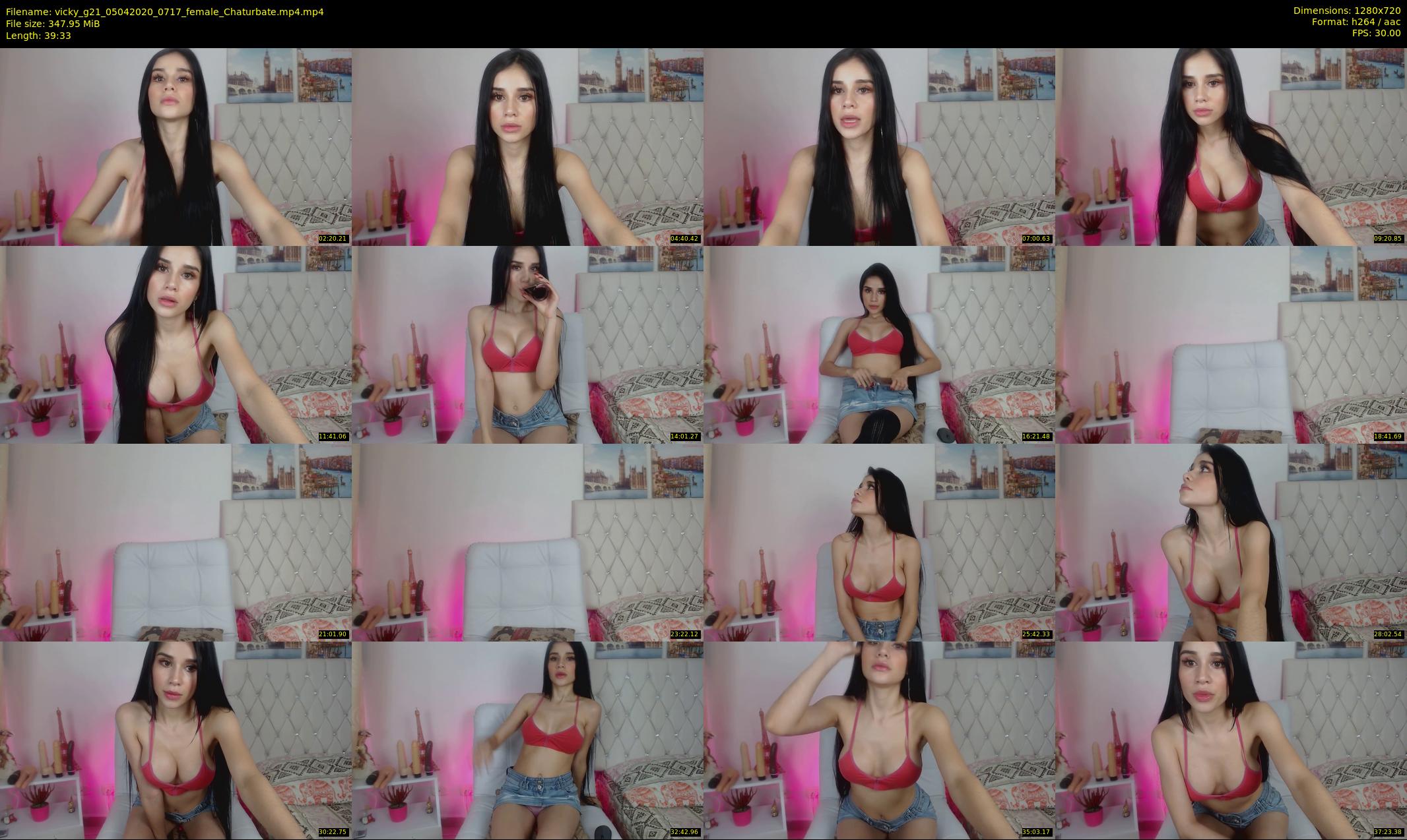 vicky_g21 — 40 minute Chaturbate female cam show recording, 720p, Apr 5, 2020