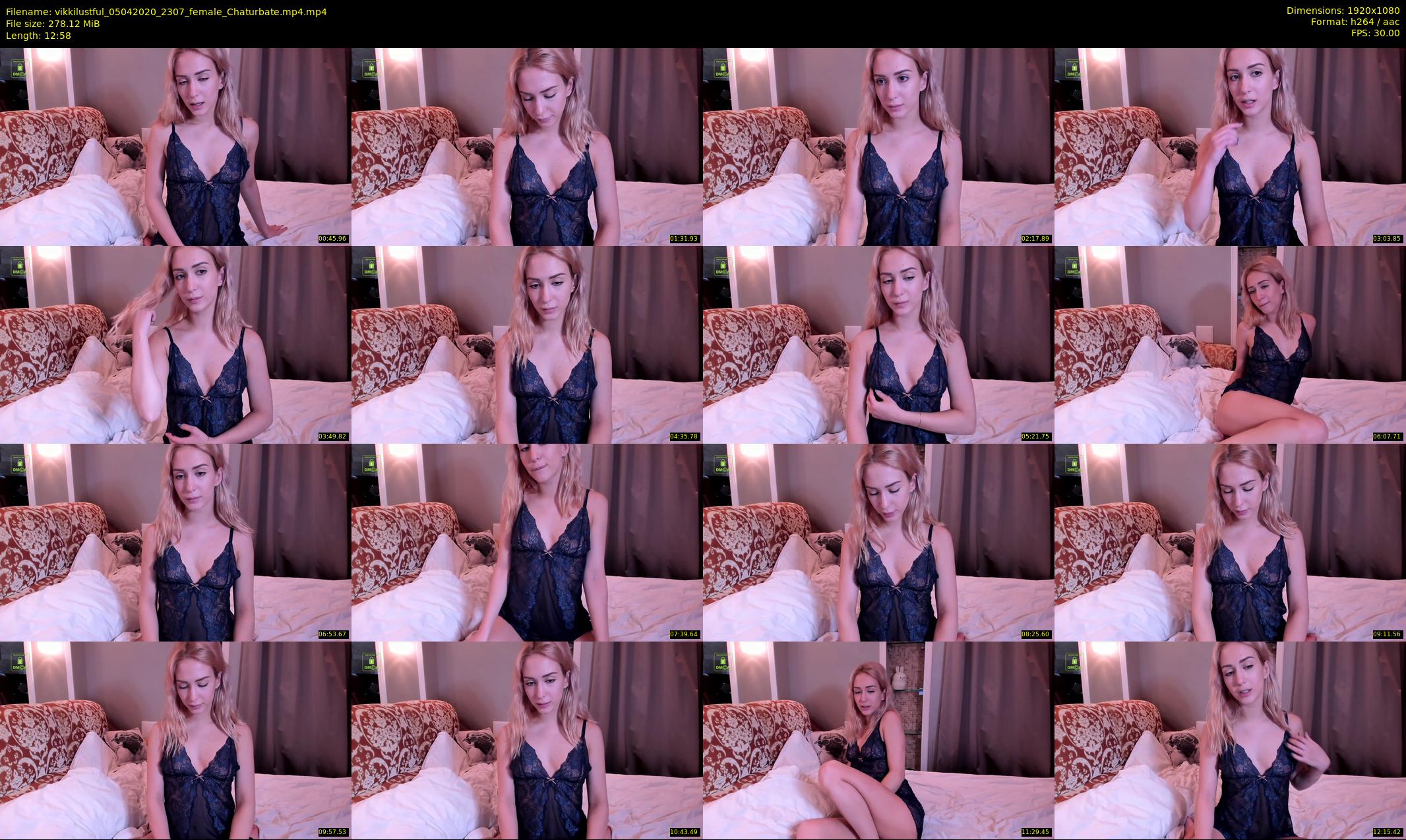 vikkilustful — 13 minute Chaturbate female cam show recording, 1080p, Apr 5, 2020
