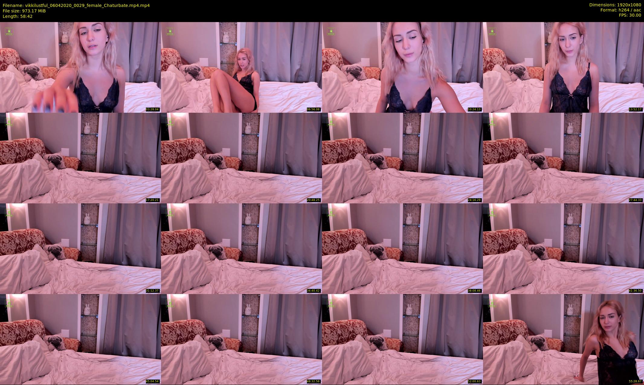 vikkilustful — 59 minute Chaturbate female cam show recording, 1080p, Apr 6, 2020