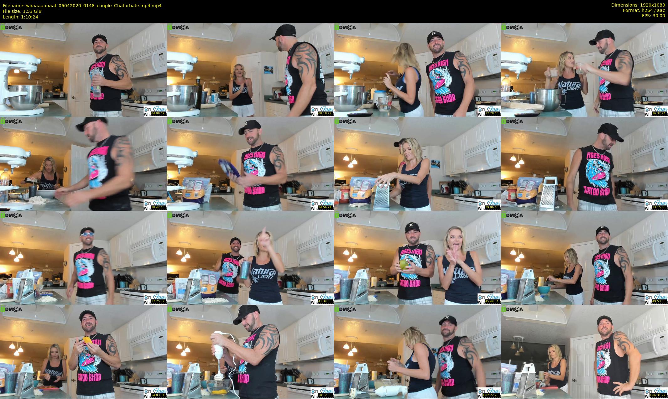 whaaaaaaaat — 71 minute Chaturbate couple cam show recording, 1080p, Apr 6, 2020