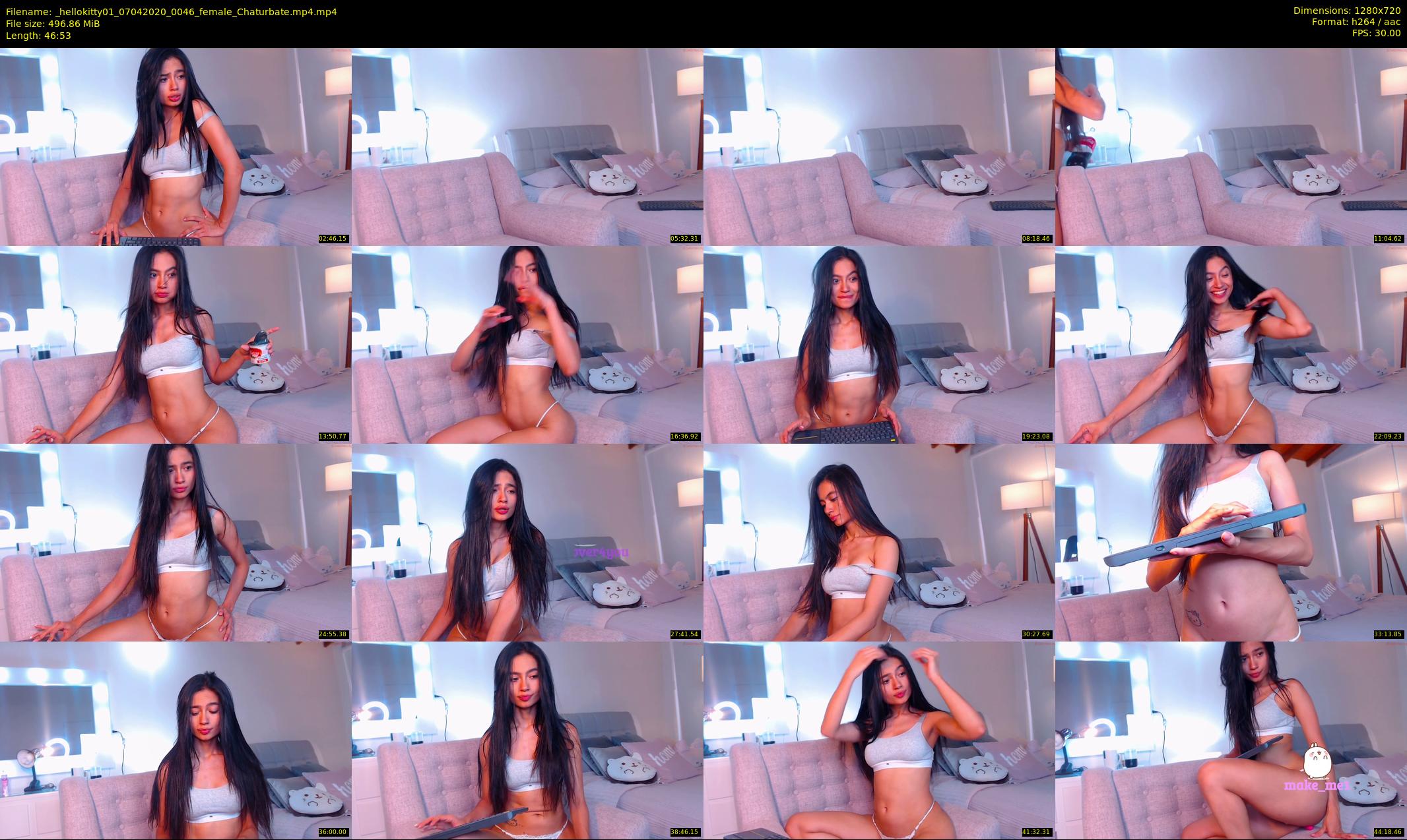 _hellokitty01 — 47 minute Chaturbate female cam show recording, 720p, Apr 7, 2020