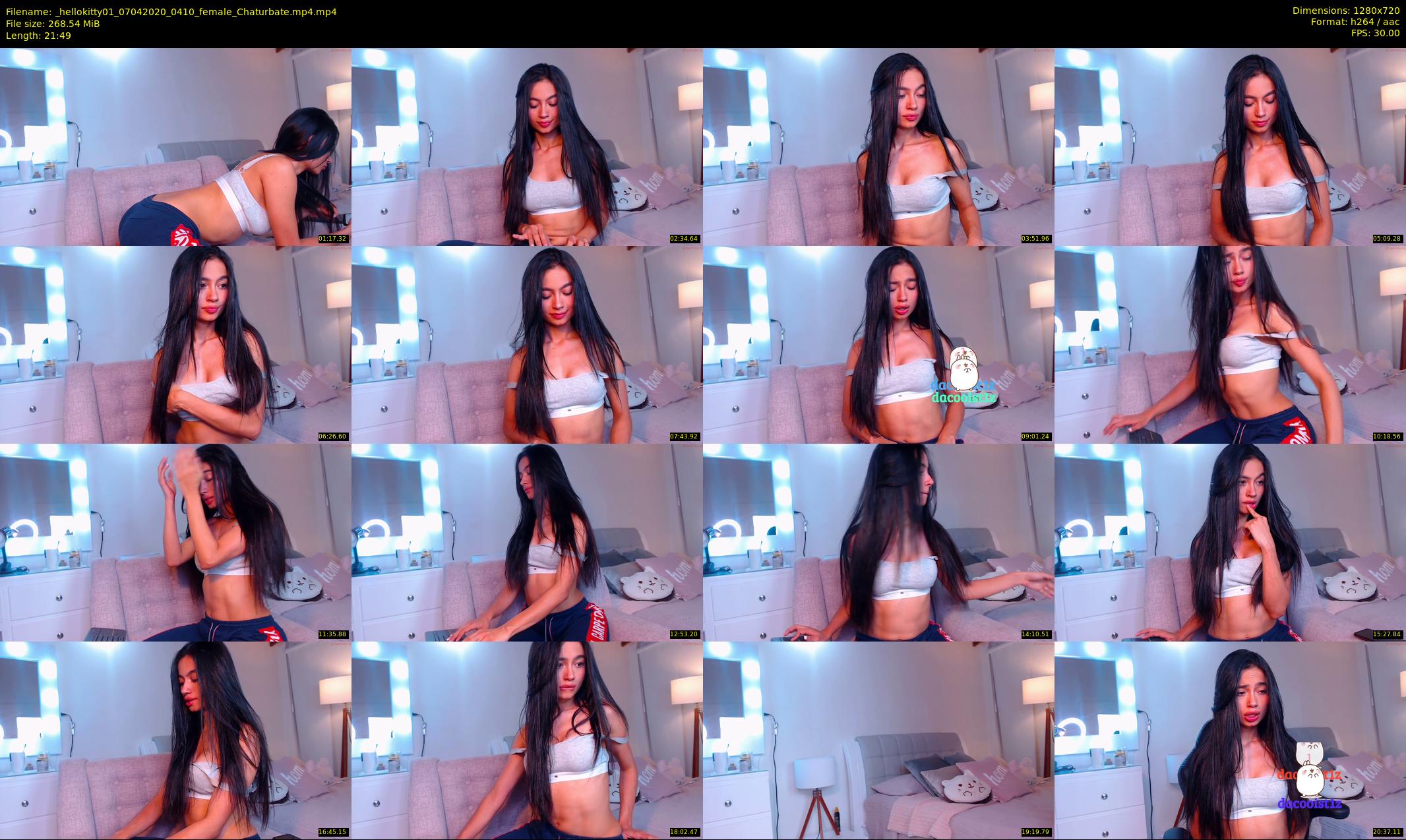 _hellokitty01 — 22 minute Chaturbate female cam show recording, 720p, Apr 7, 2020