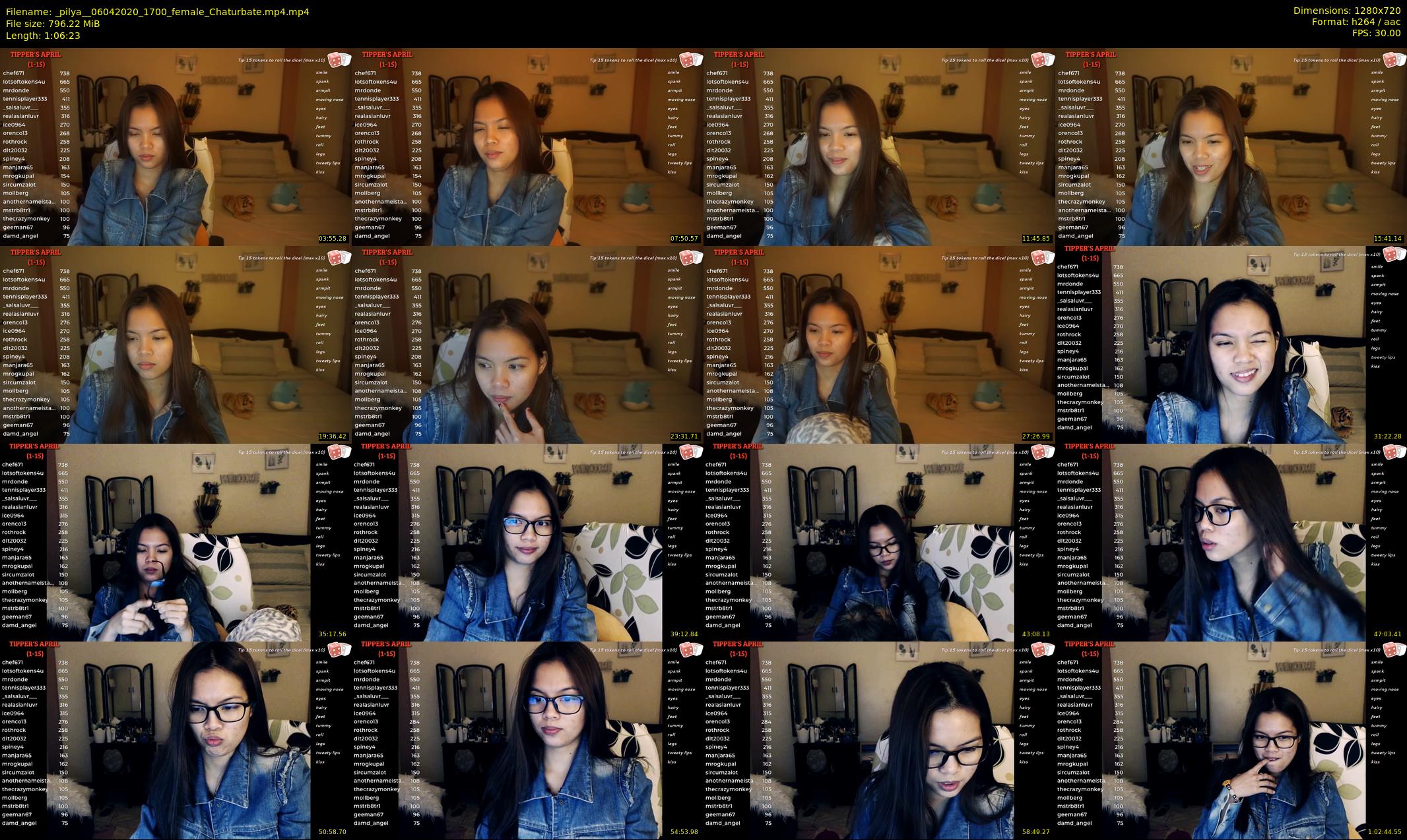 _pilya_ — 67 minute Chaturbate female cam show recording, 720p, Apr 6, 2020