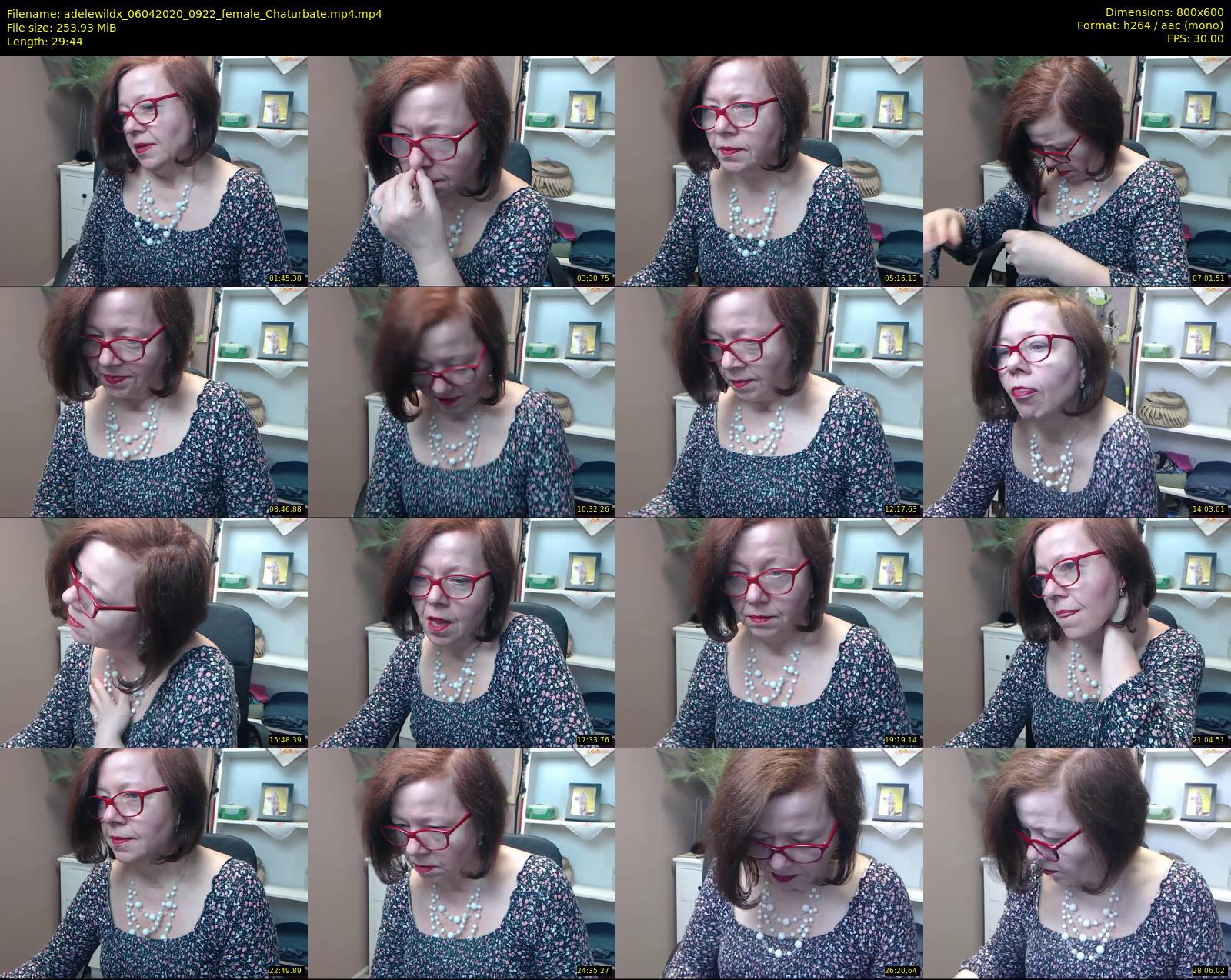 adelewildx — 30 minute Chaturbate female cam show recording, 480p, Apr 6, 2020